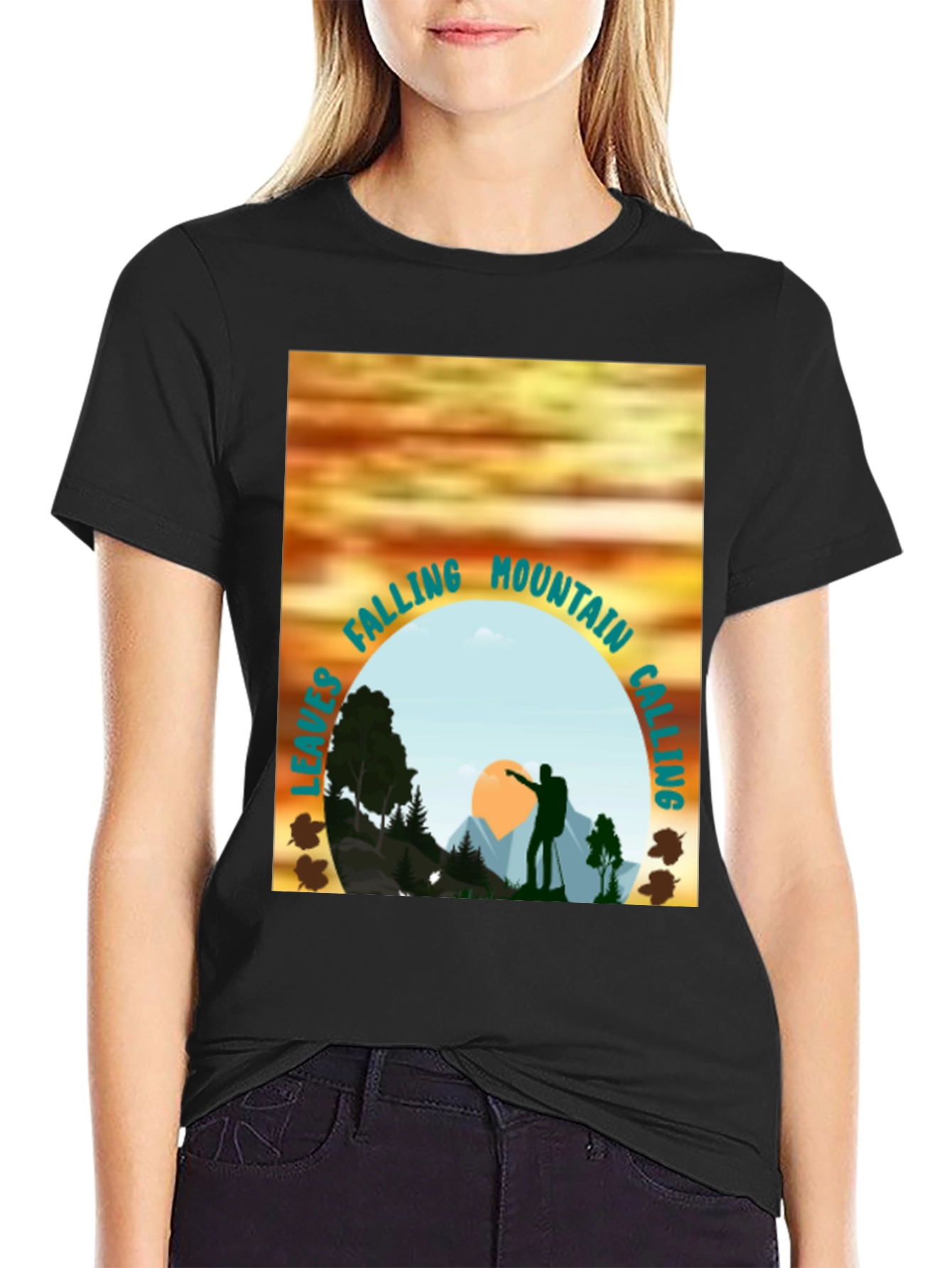 Black Mountain Calling Graphic Tee - Adventure Shirt view 2