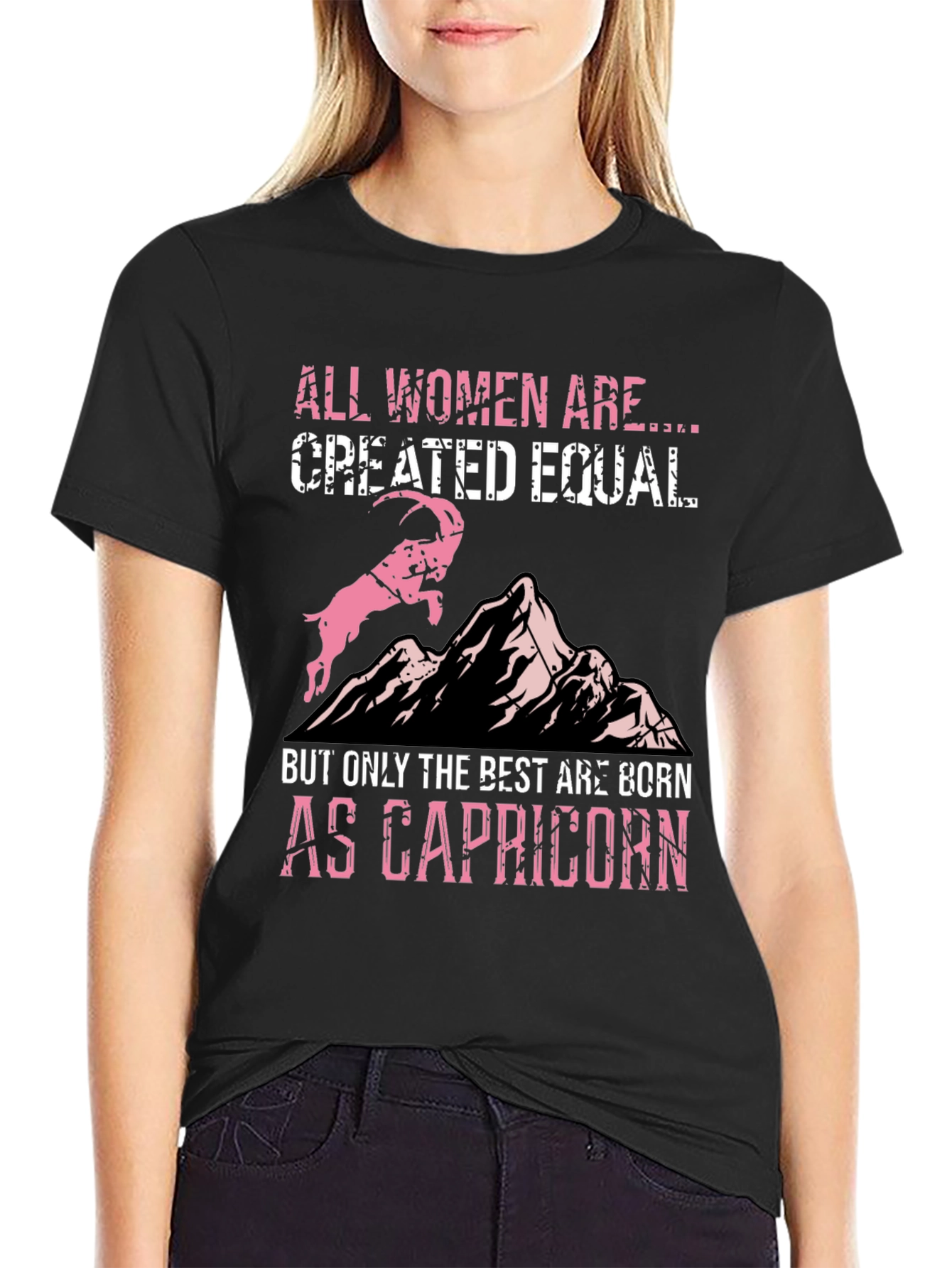 Capricorn Women's Graphic Tee - Zodiac Birthday Shirt - 2