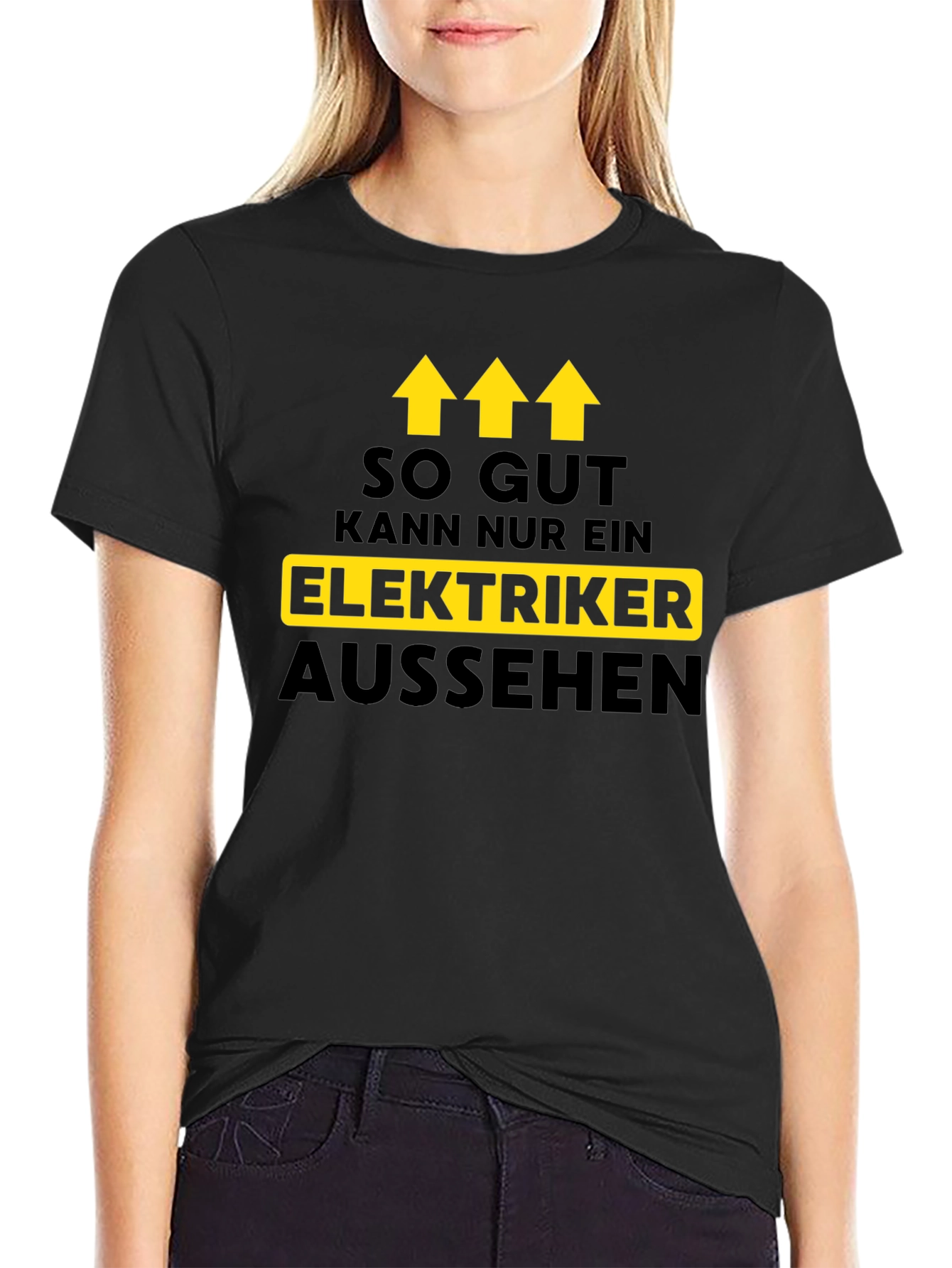 Black Electrician T-Shirt - So Gut Kann Nur Ein Elektriker Aussehen view 2