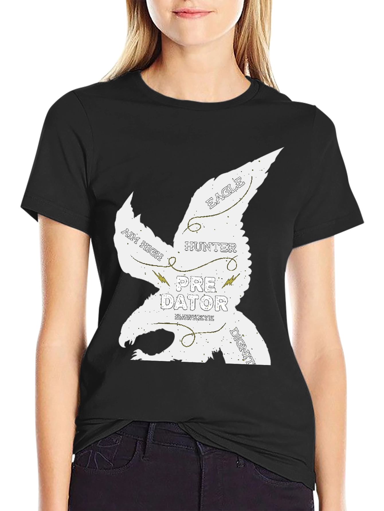 Black Eagle Predator Graphic T-Shirt - Men's view 2