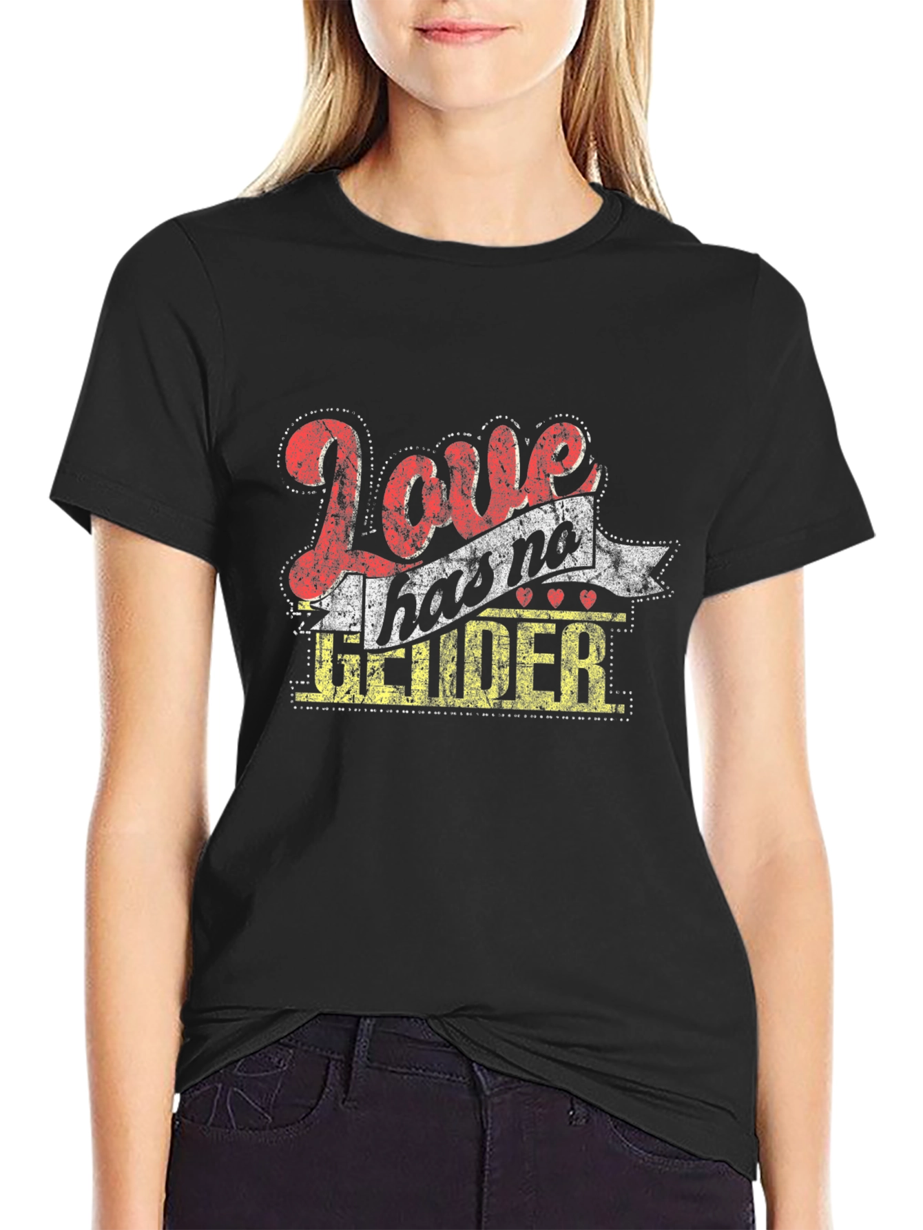 Black Love Has No Gender Graphic T-Shirt view 2