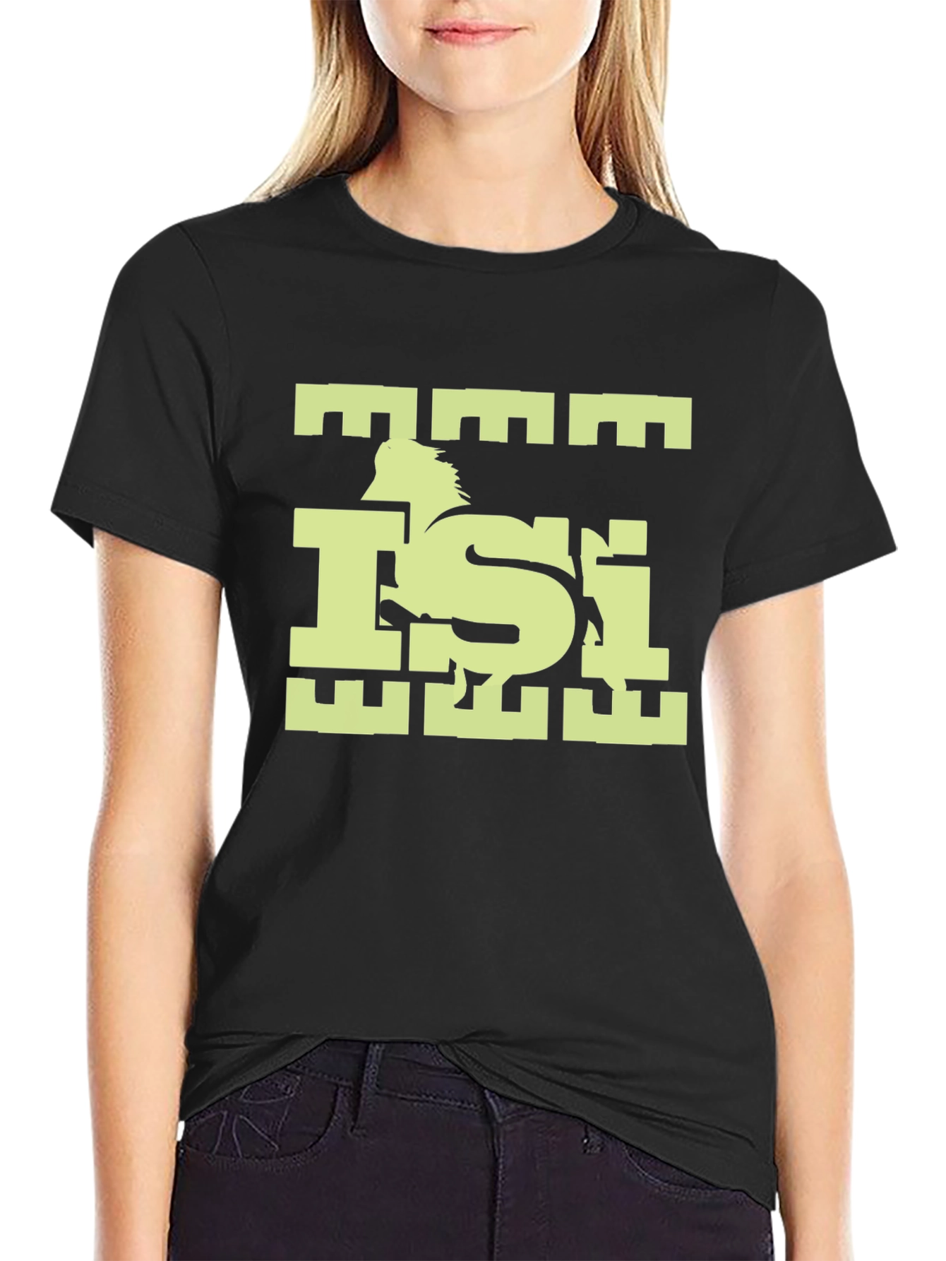 Black Horse Graphic Tee - Black Short Sleeve Shirt view 2