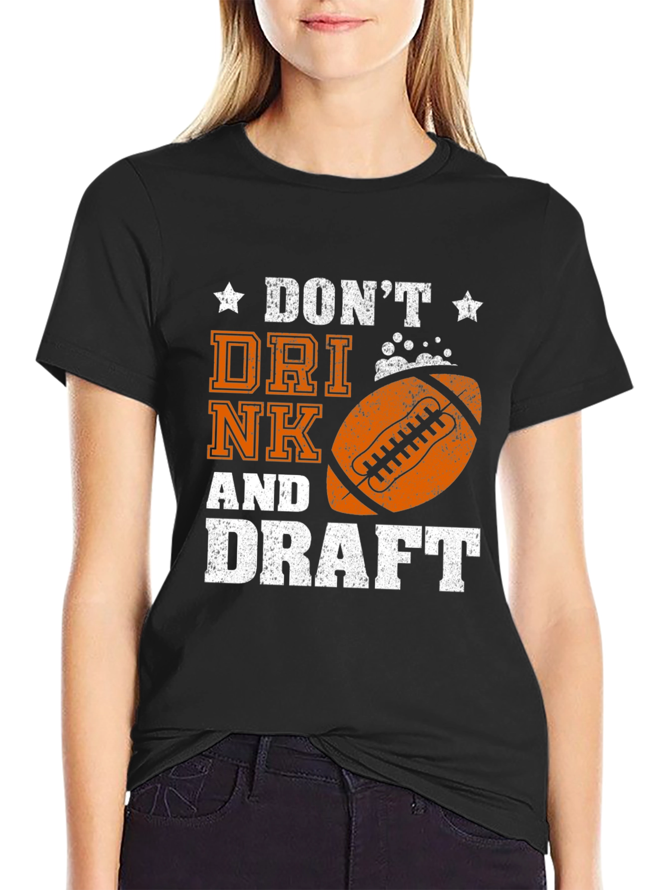 Black Don't Drink & Draft Graphic Tee view 2