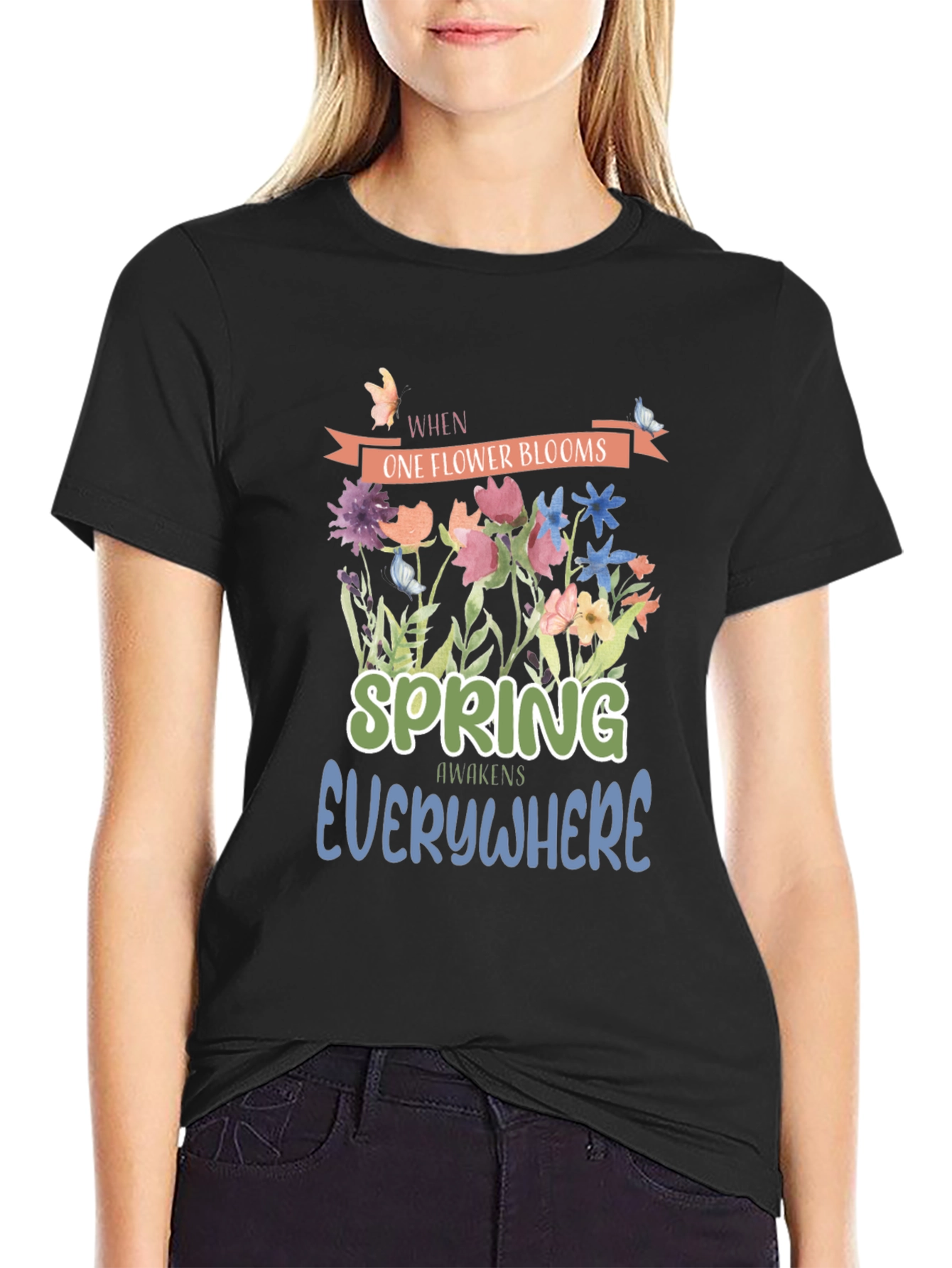 Spring Awakes Everywhere Graphic Tee - 2