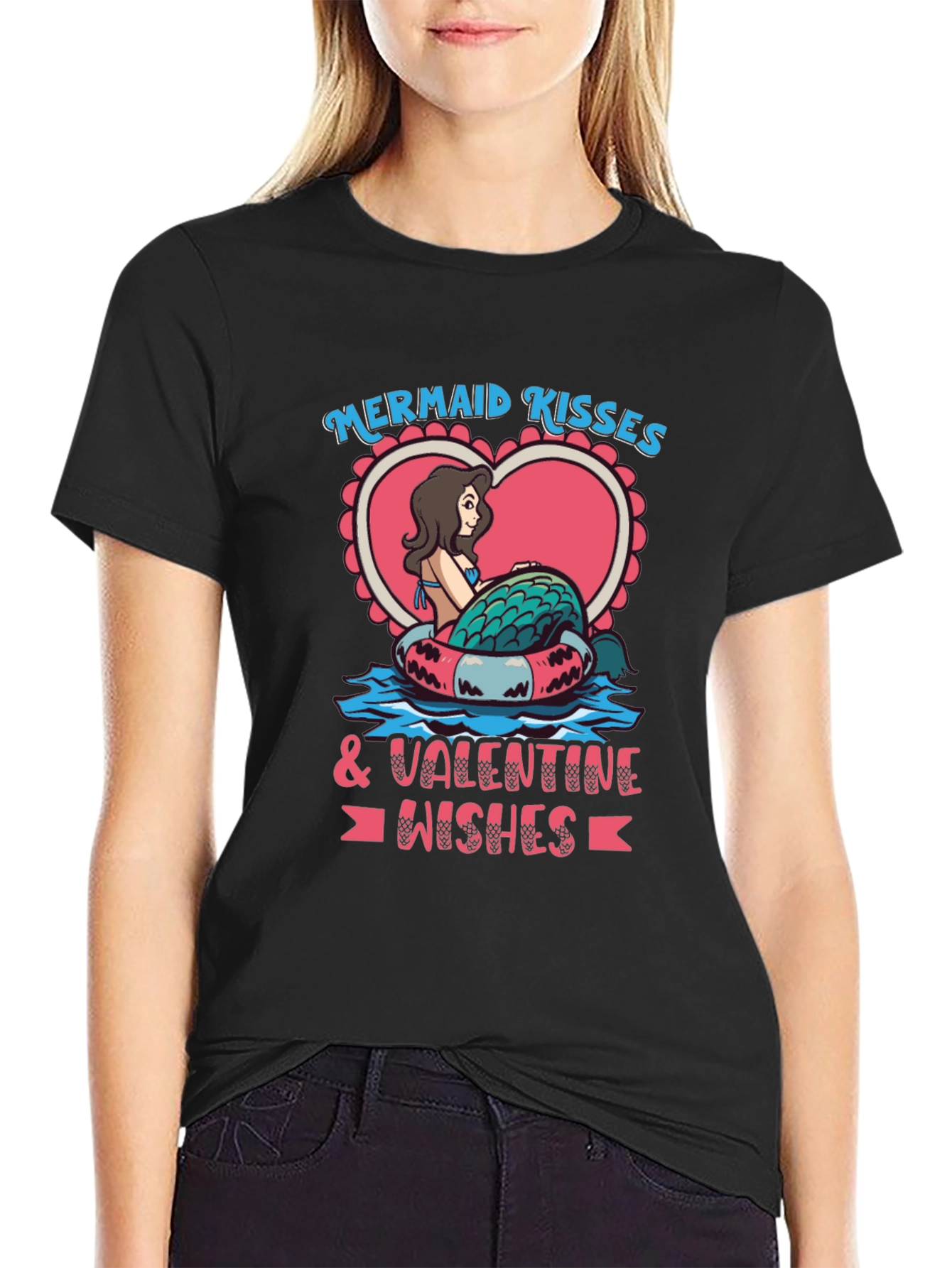 Mermaid Kisses Valentine T-Shirt - 2
