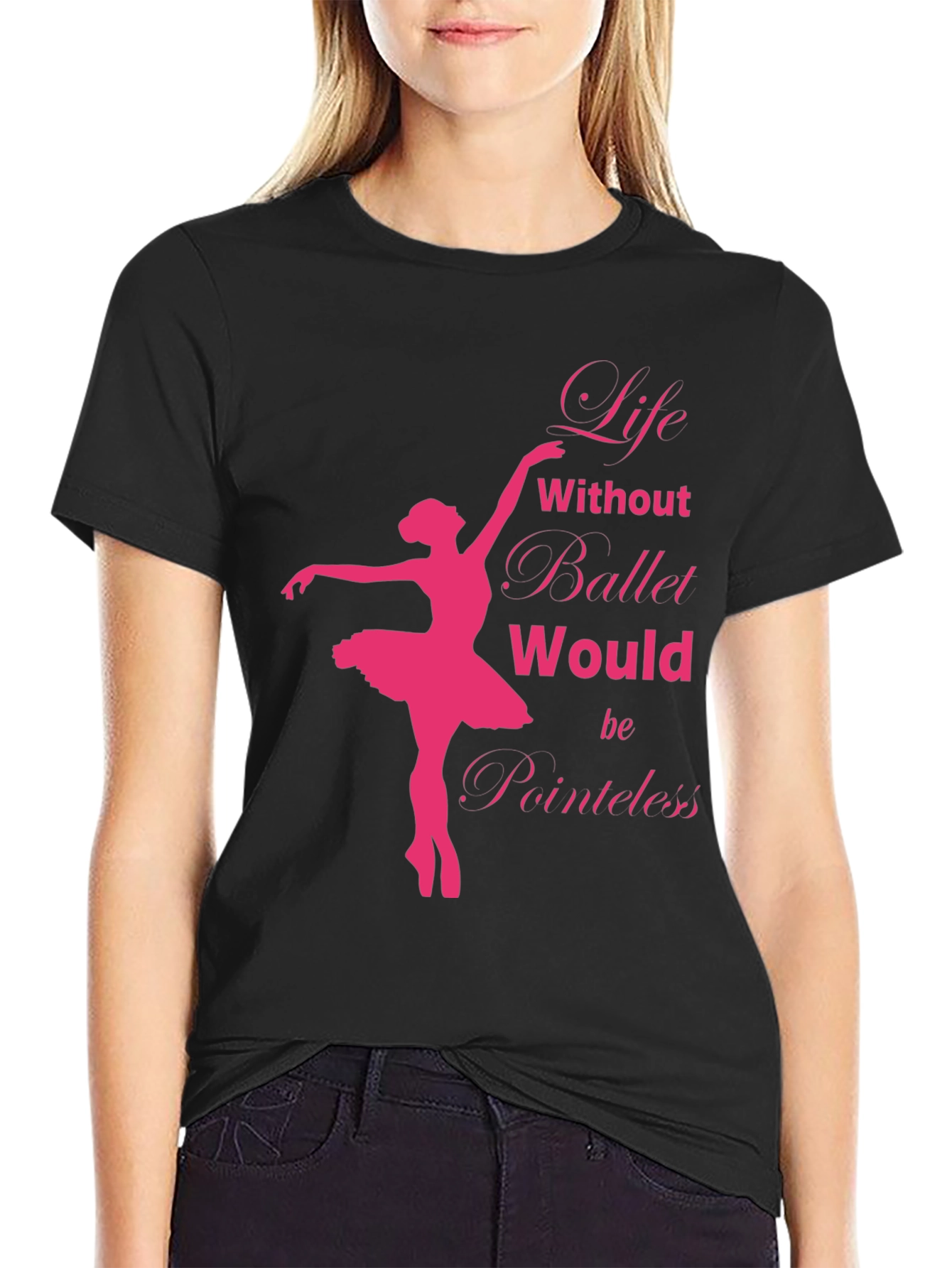 Black Life Without Ballet T-Shirt view 2
