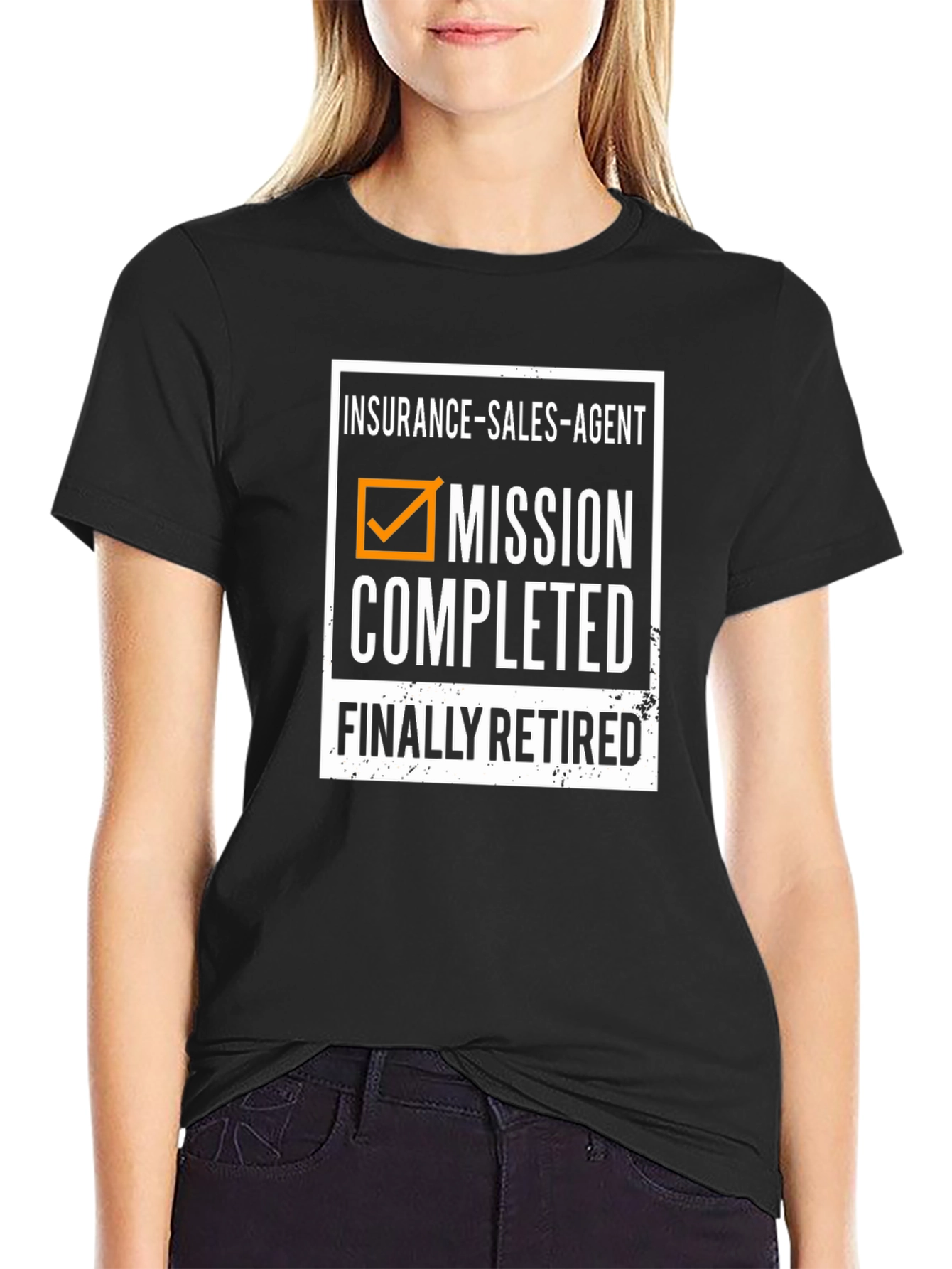 Retired Insurance Agent Mission Completed T-Shirt - 2