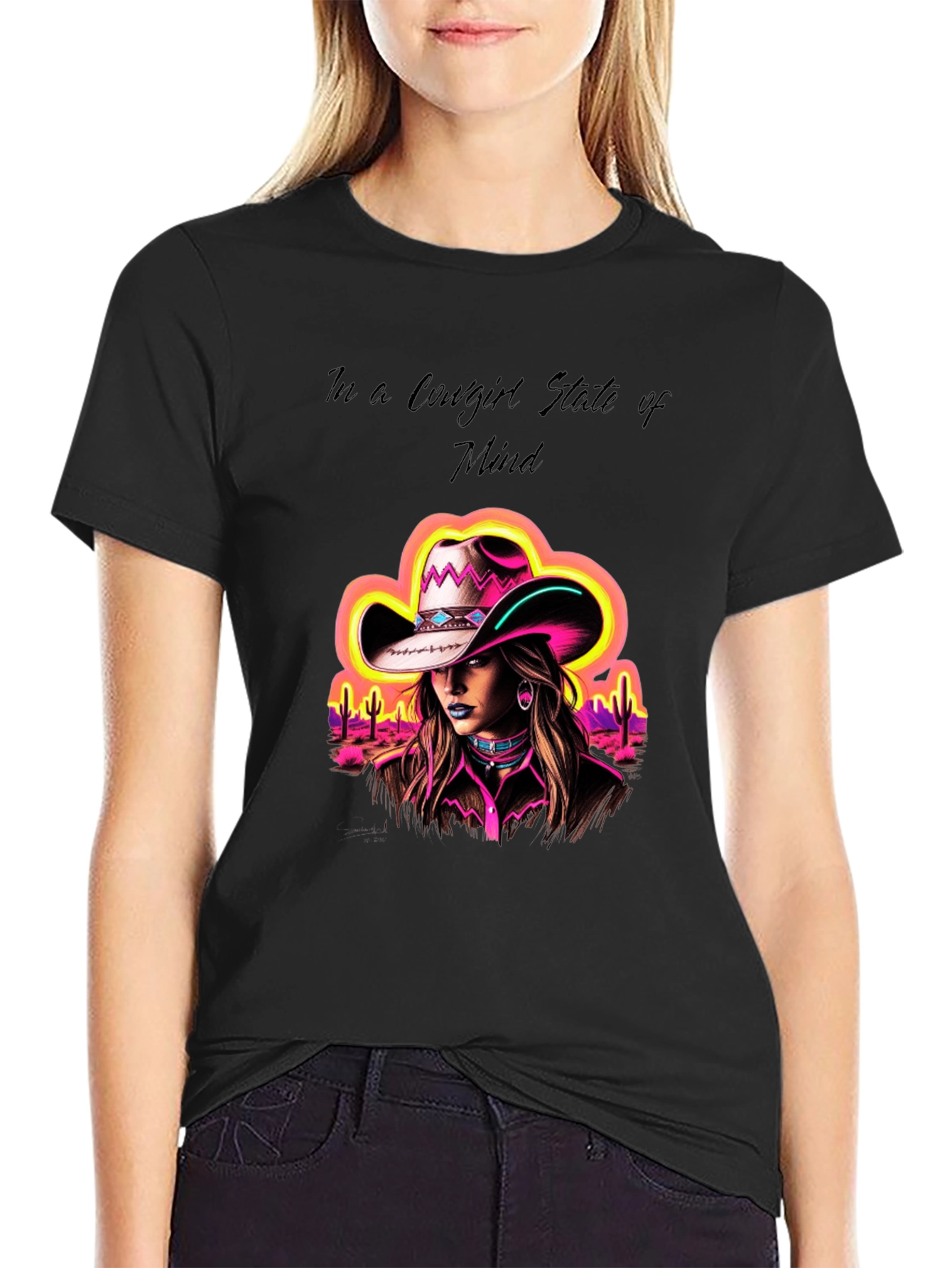 Cowgirl State of Mind Graphic Tee - 2