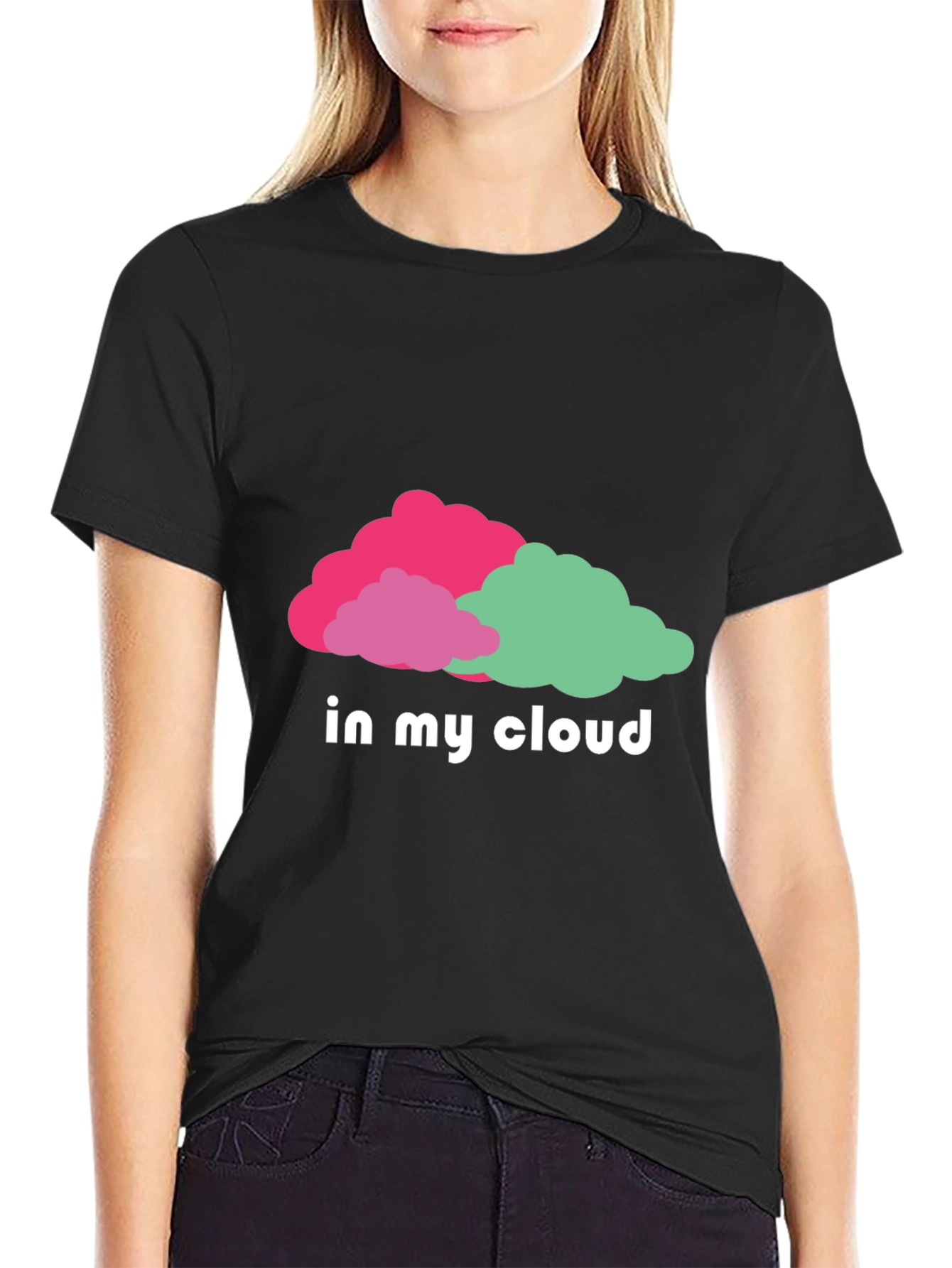 Black In My Cloud Graphic Tee - Fun & Stylish T-Shirt view 2
