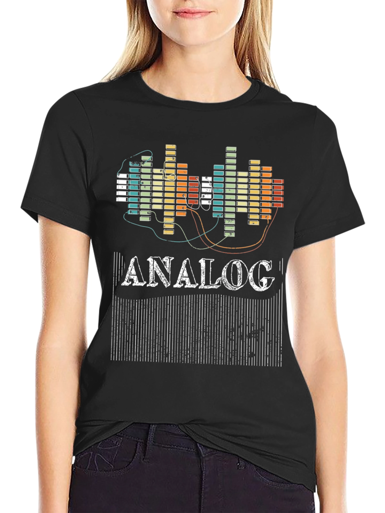 Analog Music Producer T-Shirt - Vintage Synth Lover Tee - 2