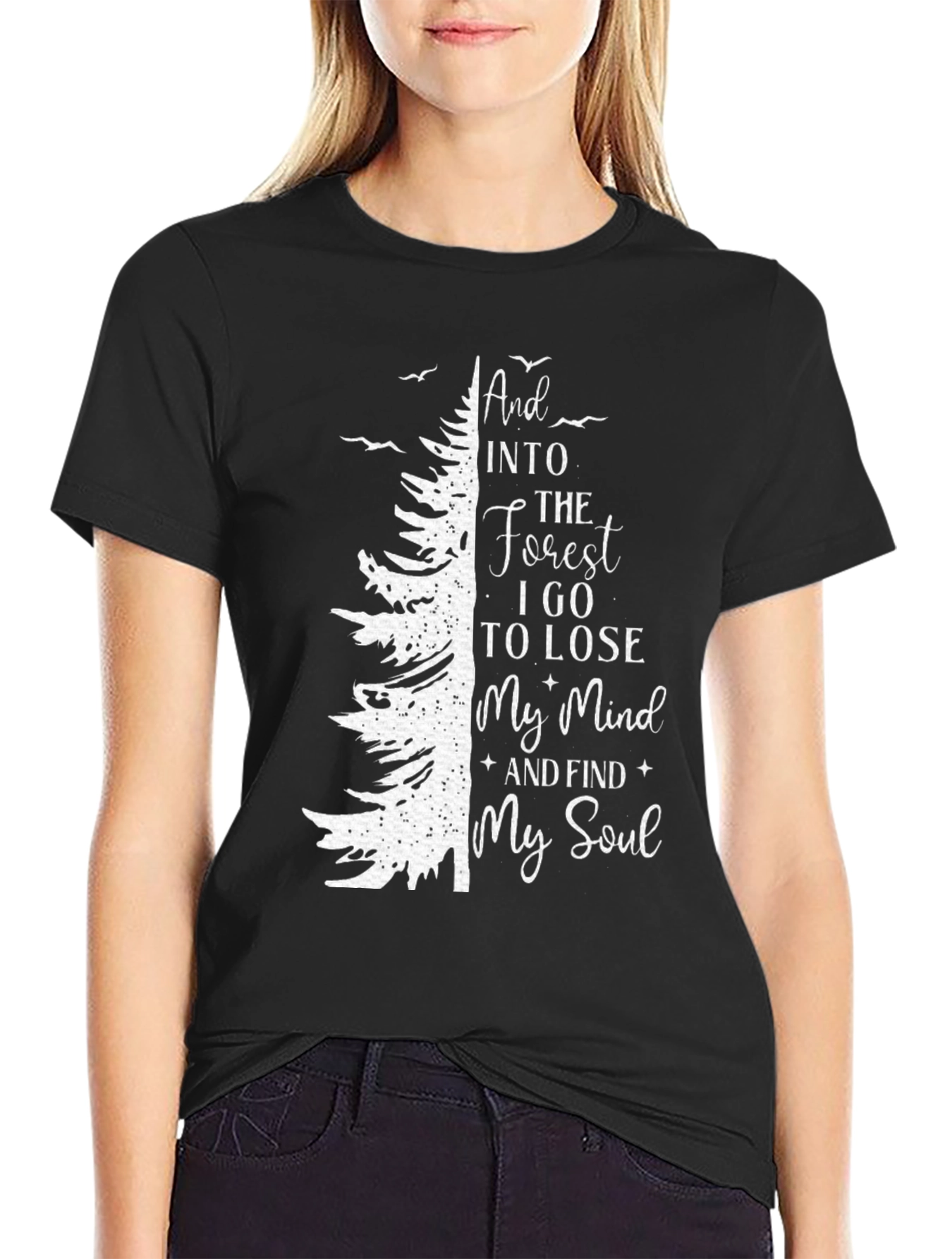 Black Forest Soul Graphic Tee - Mens Black T-Shirt view 2