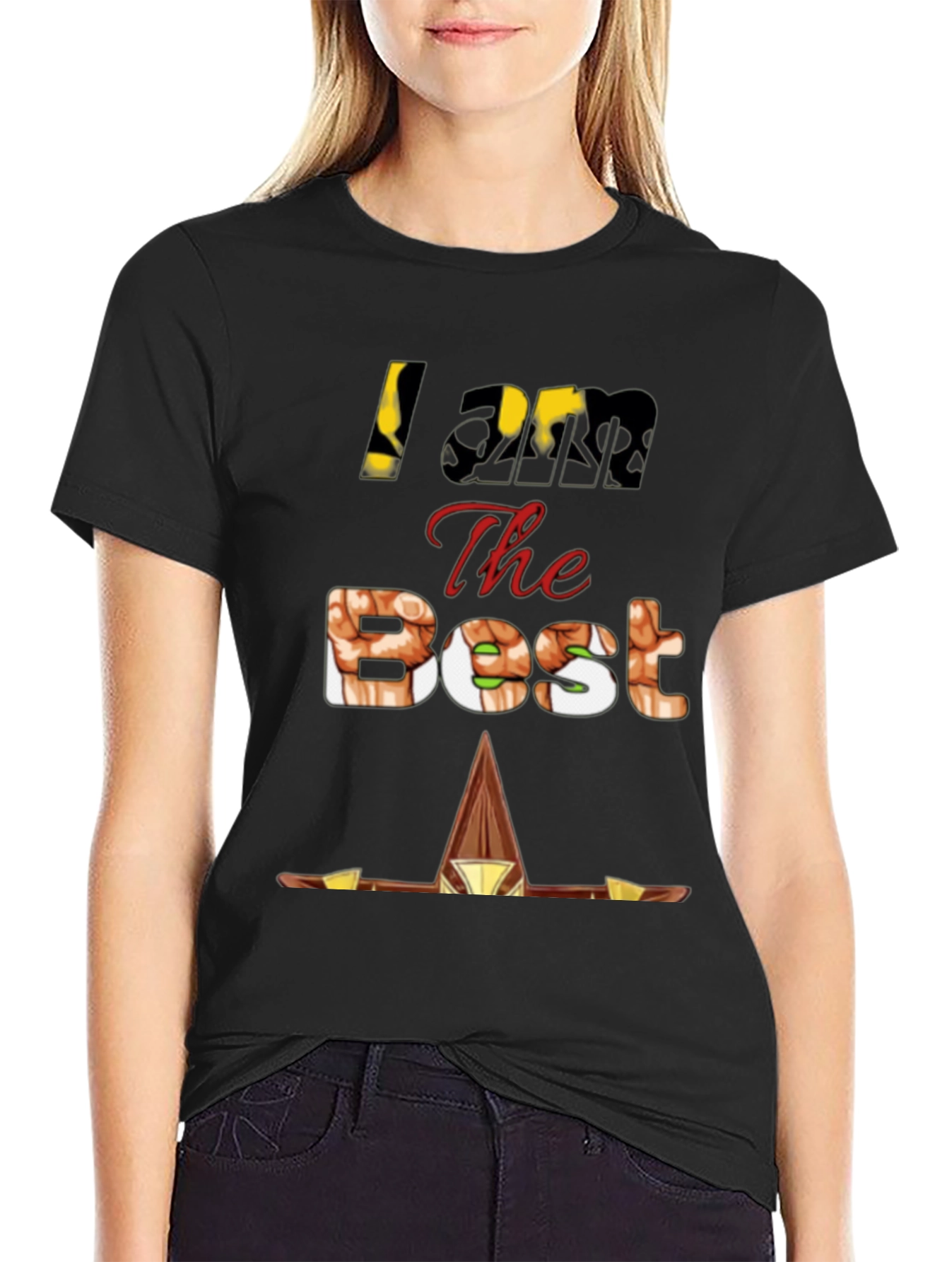 Black I Am The Best Pharaoh Egypt T-Shirt view 2