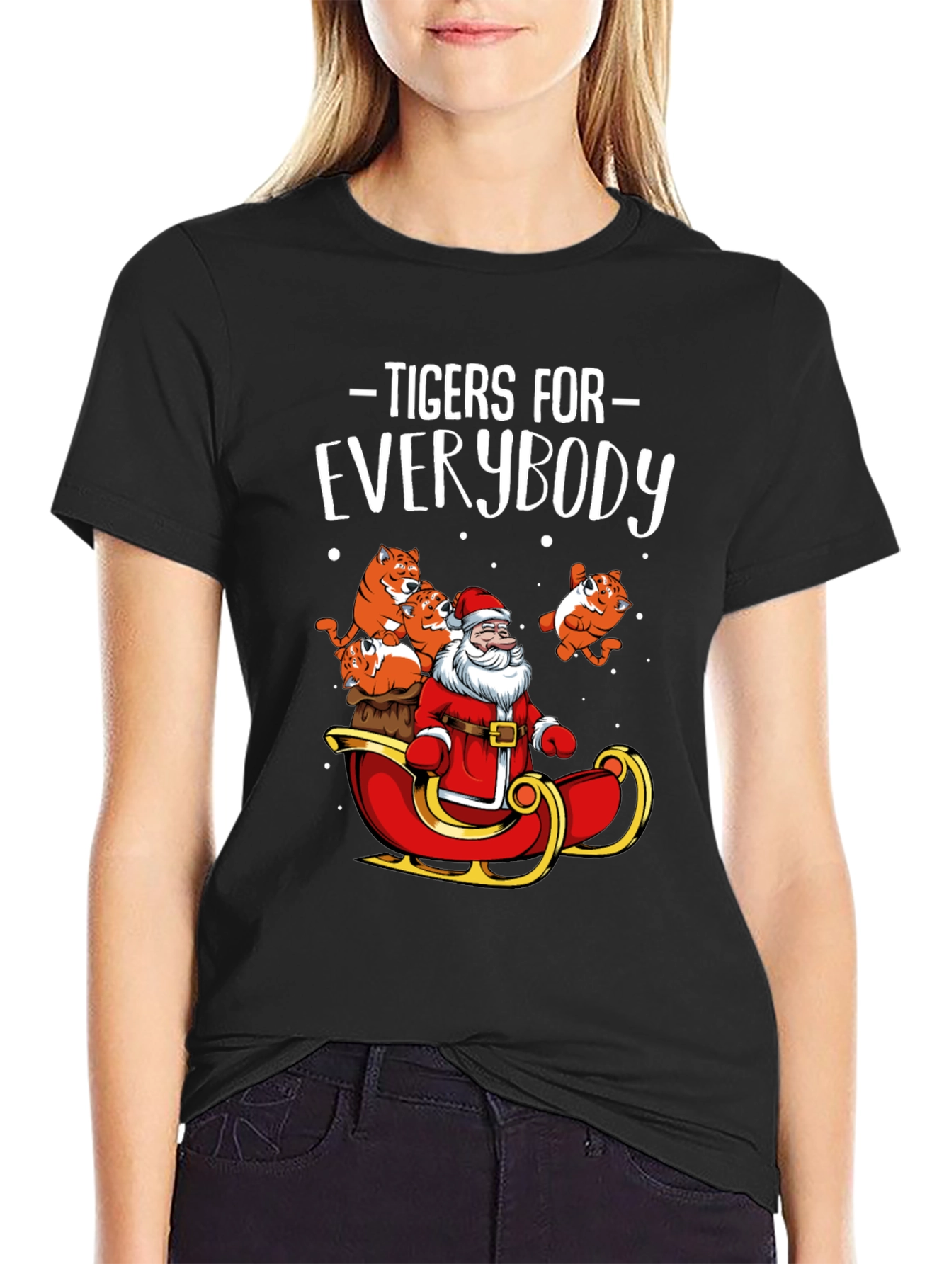 Black Tigers For Everybody Graphic Tee view 2