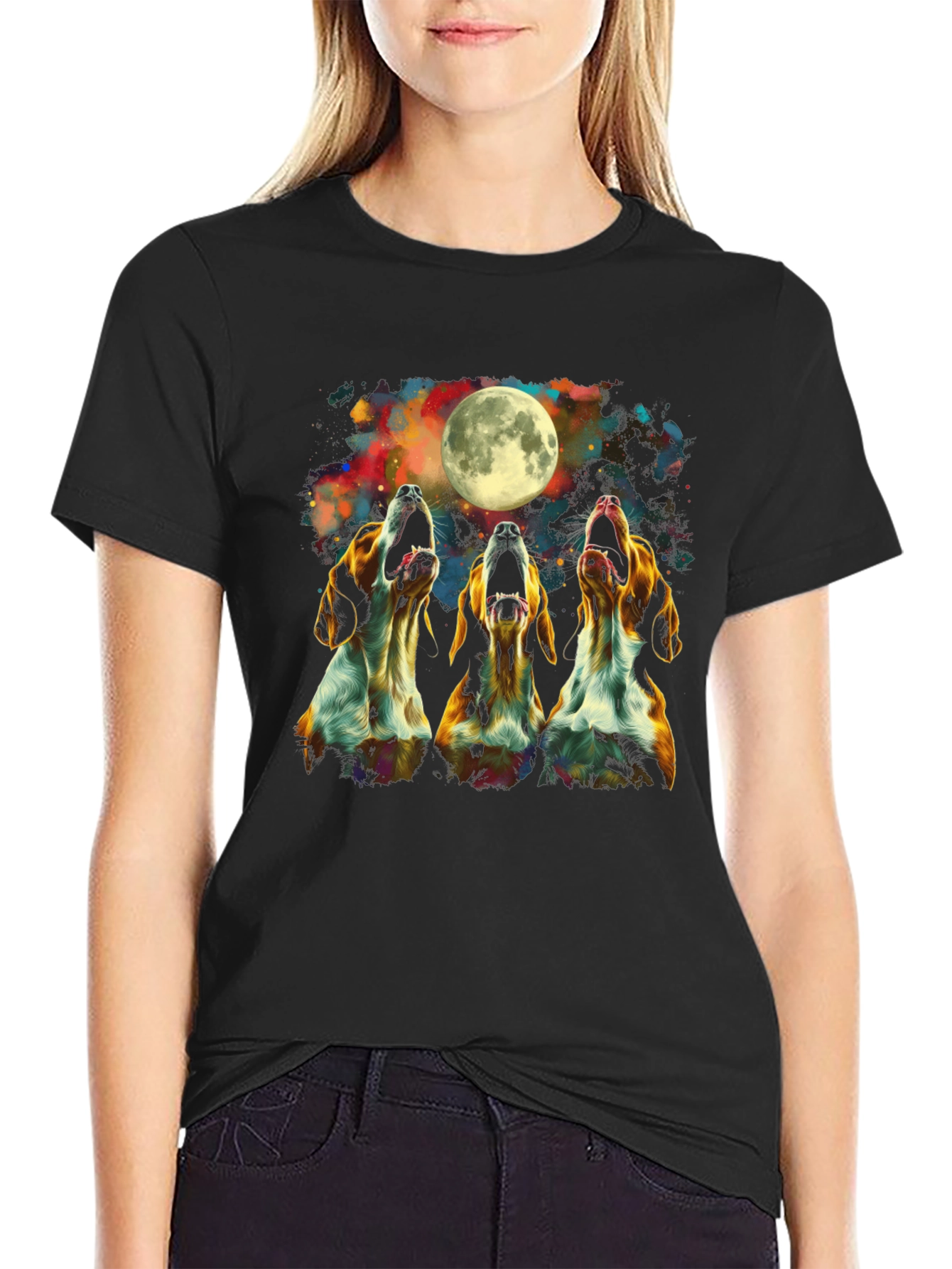 Howling Hounds Moon T-Shirt - 2