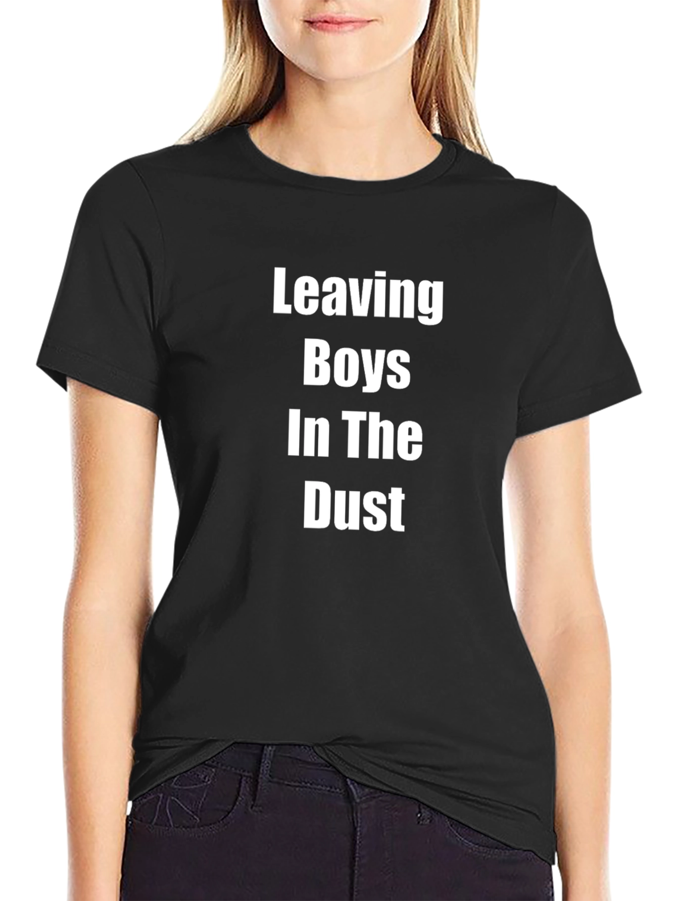 Black Leaving Boys in the Dust T-Shirt, Black view 2