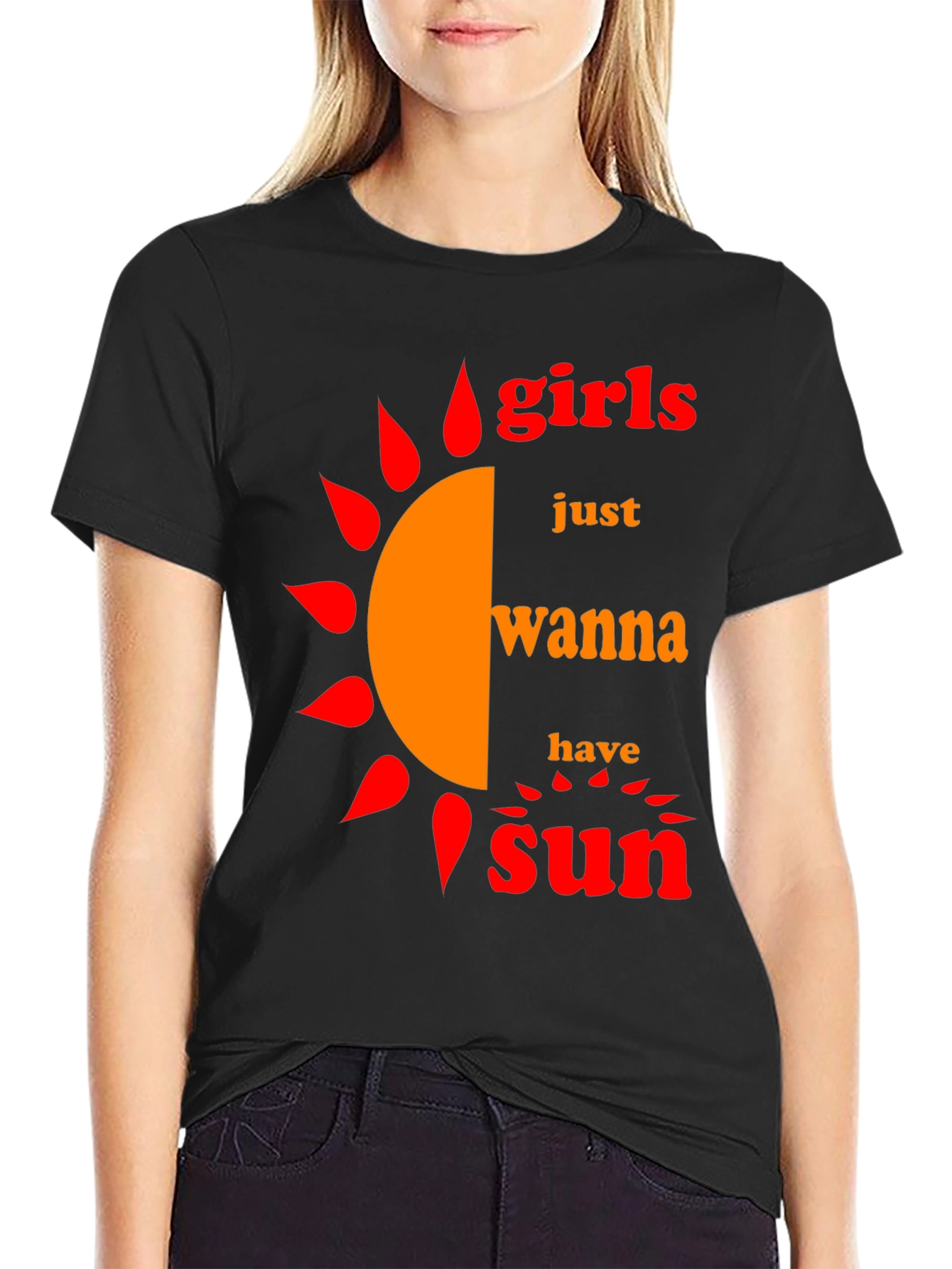 Black Girls Just Wanna Have Sun T-Shirt - Summer Vibes view 2