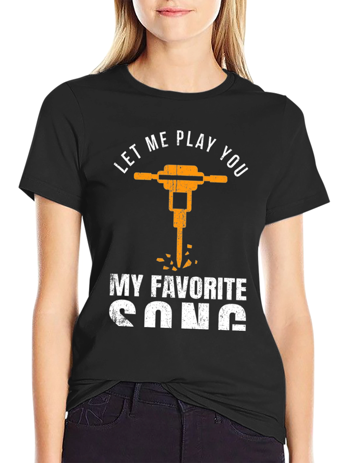 Black Let Me Play You T-Shirt view 2