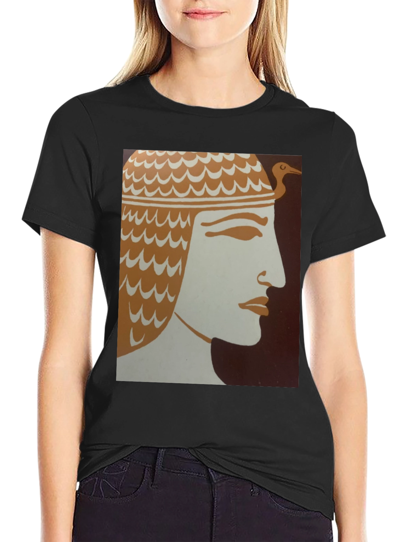 Black Egyptian Pharaoh Graphic T-Shirt view 2