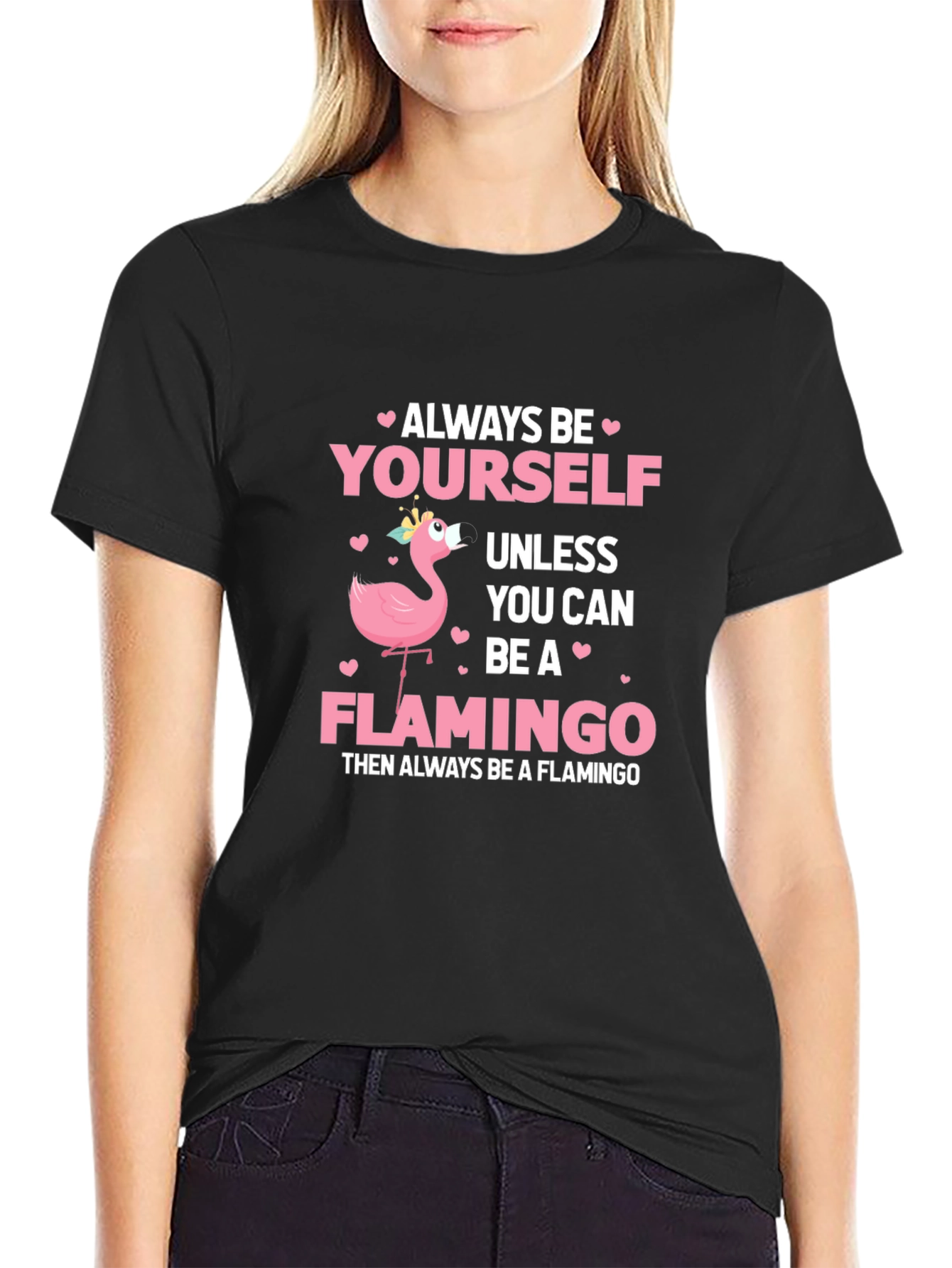 Always Be Yourself Flamingo T-Shirt - 2