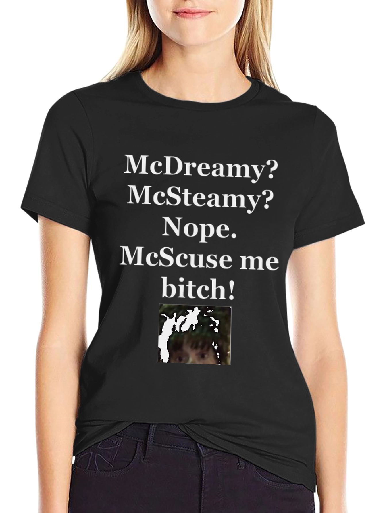 Black McDreamy? Graphic Novelty T-Shirt - Black view 2