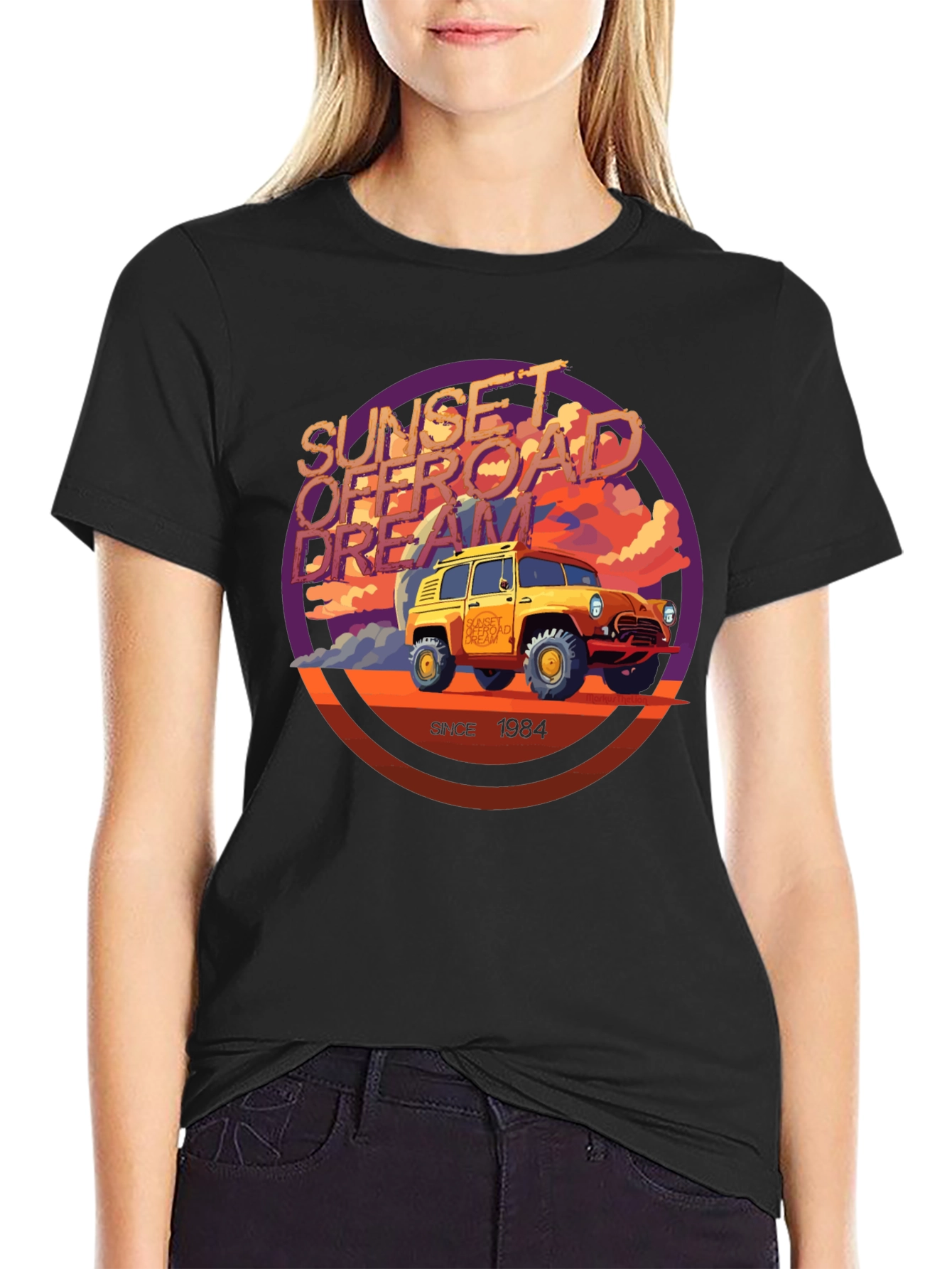 Black Sunset Offroad Dream Tee - Since 1984 view 2