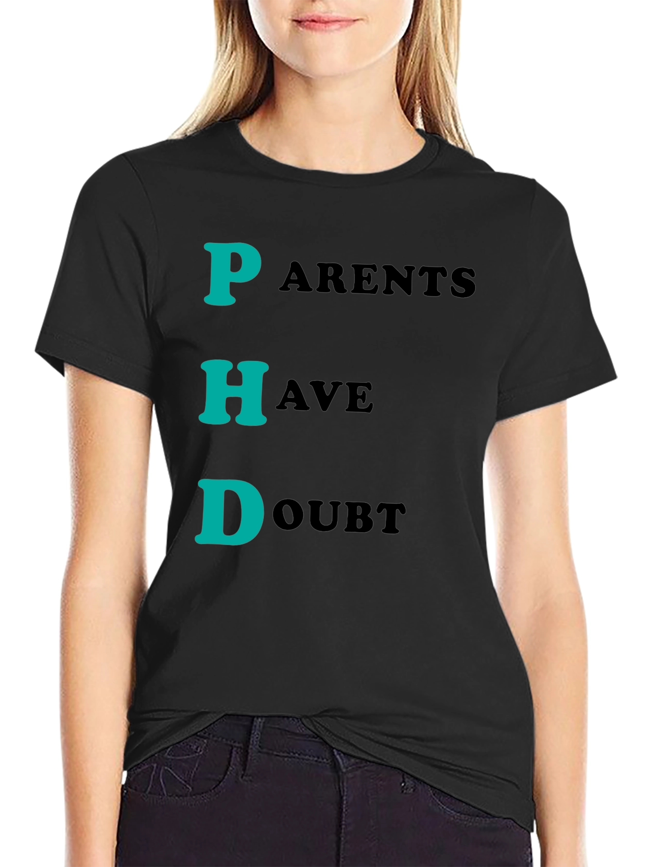 Black Parents Have Doubt T-Shirt view 2