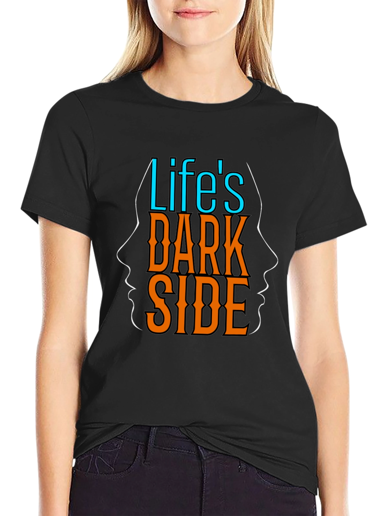 Life's Dark Side Graphic Tee - Unique Design - 2