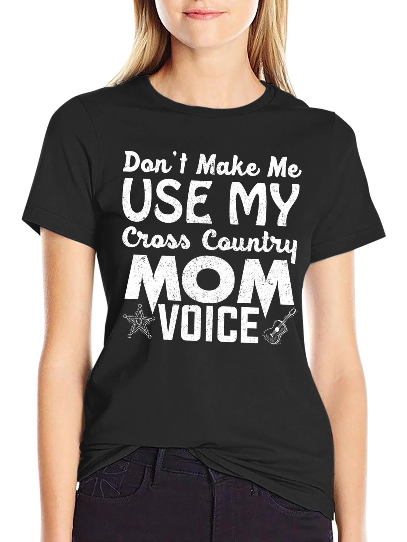 Black Country Mom Voice Graphic T-Shirt view 2