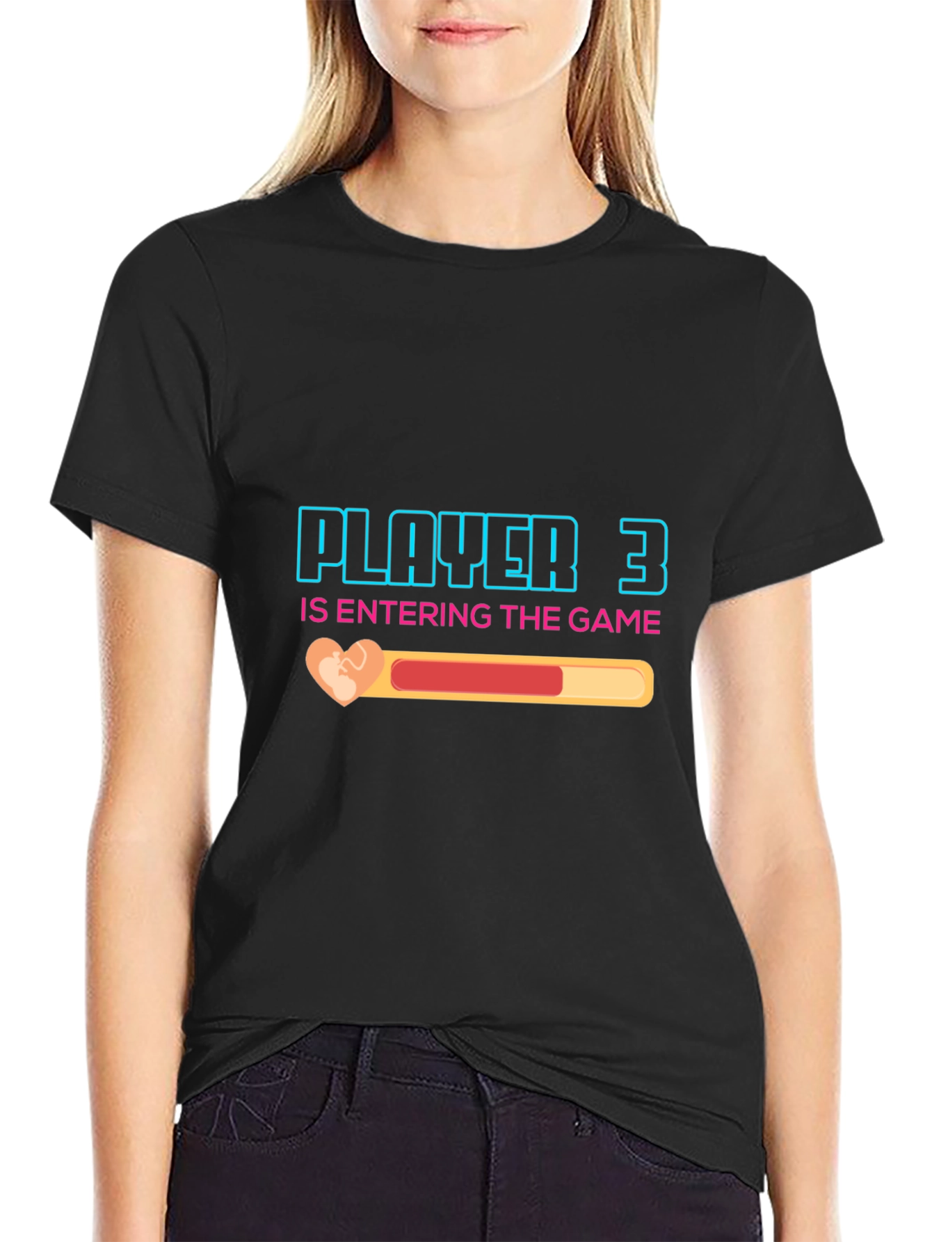 Black Player 3 Entering the Game T-Shirt view 2