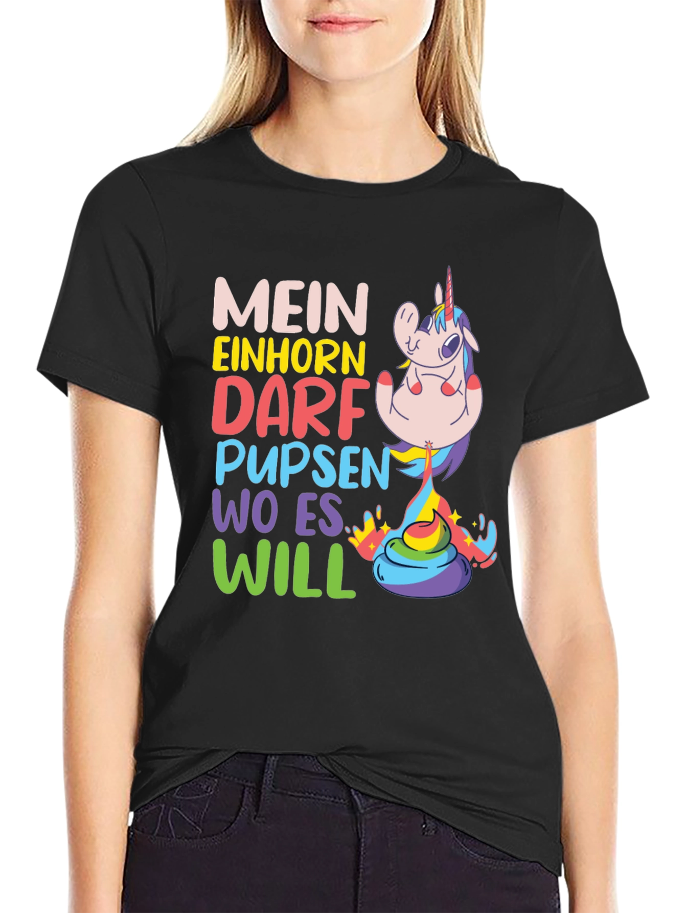 Funny Unicorn Fart T-Shirt - Mein Einhorn - 2