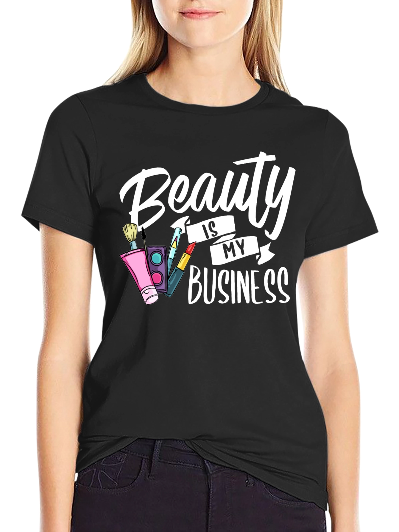Black Beauty is My Business Graphic T-Shirt view 2