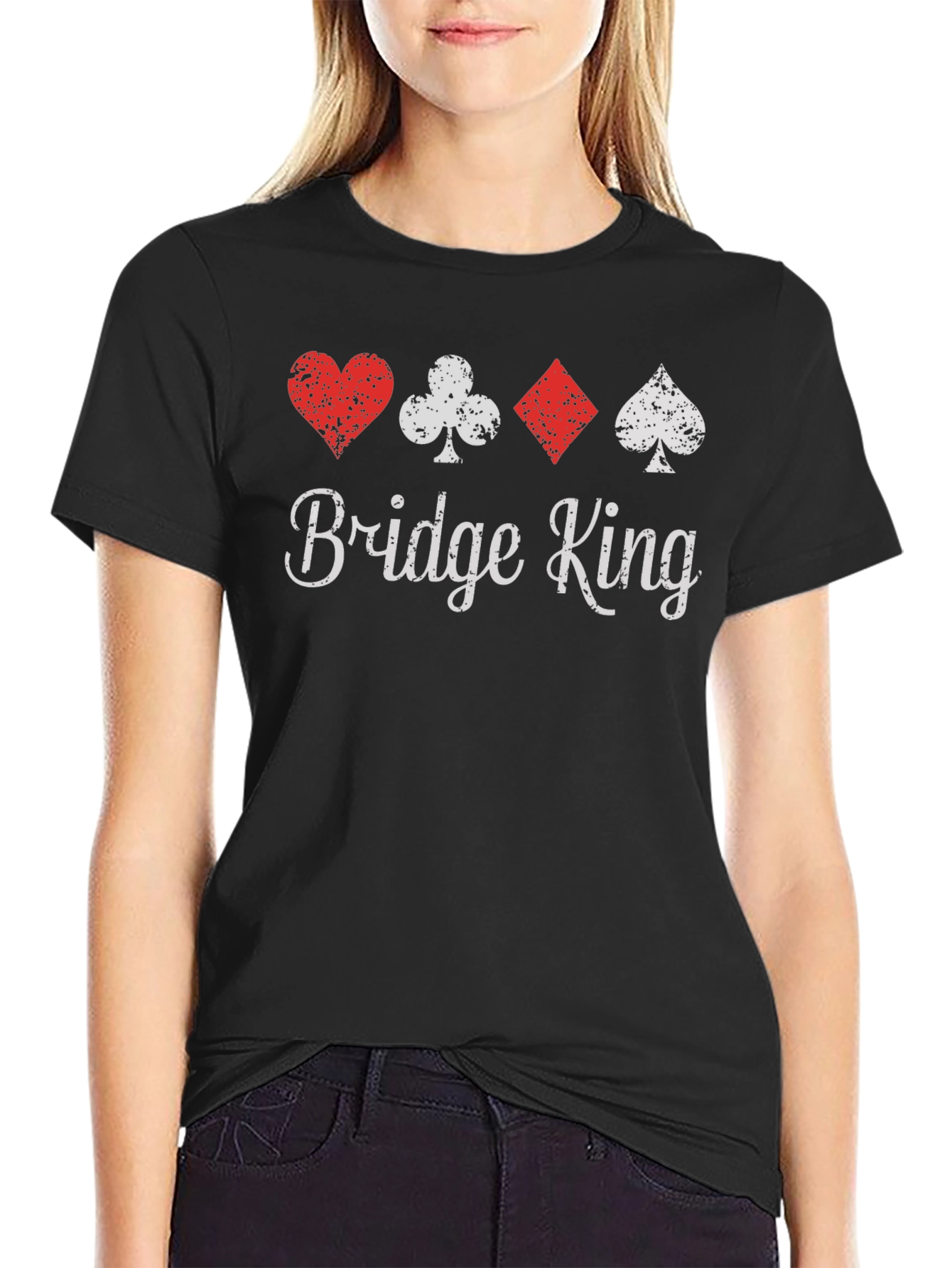 Bridge King Playing Card Suit T-Shirt - 2