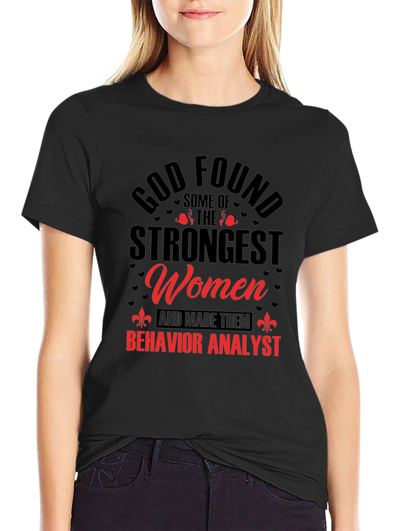 Black Behavior Analyst Women's T-Shirt view 2