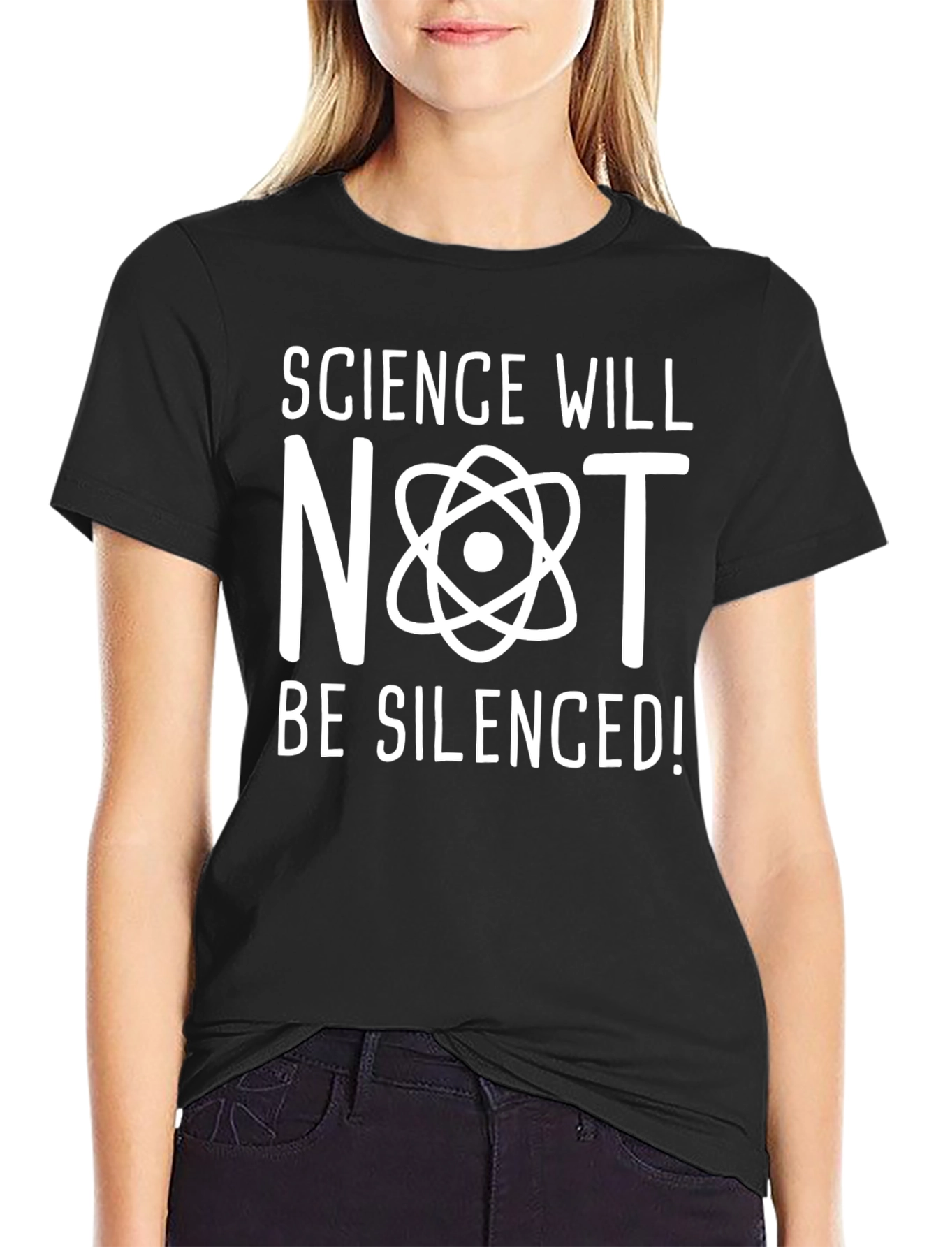 Black Science Will Not Be Silenced T-Shirt view 2