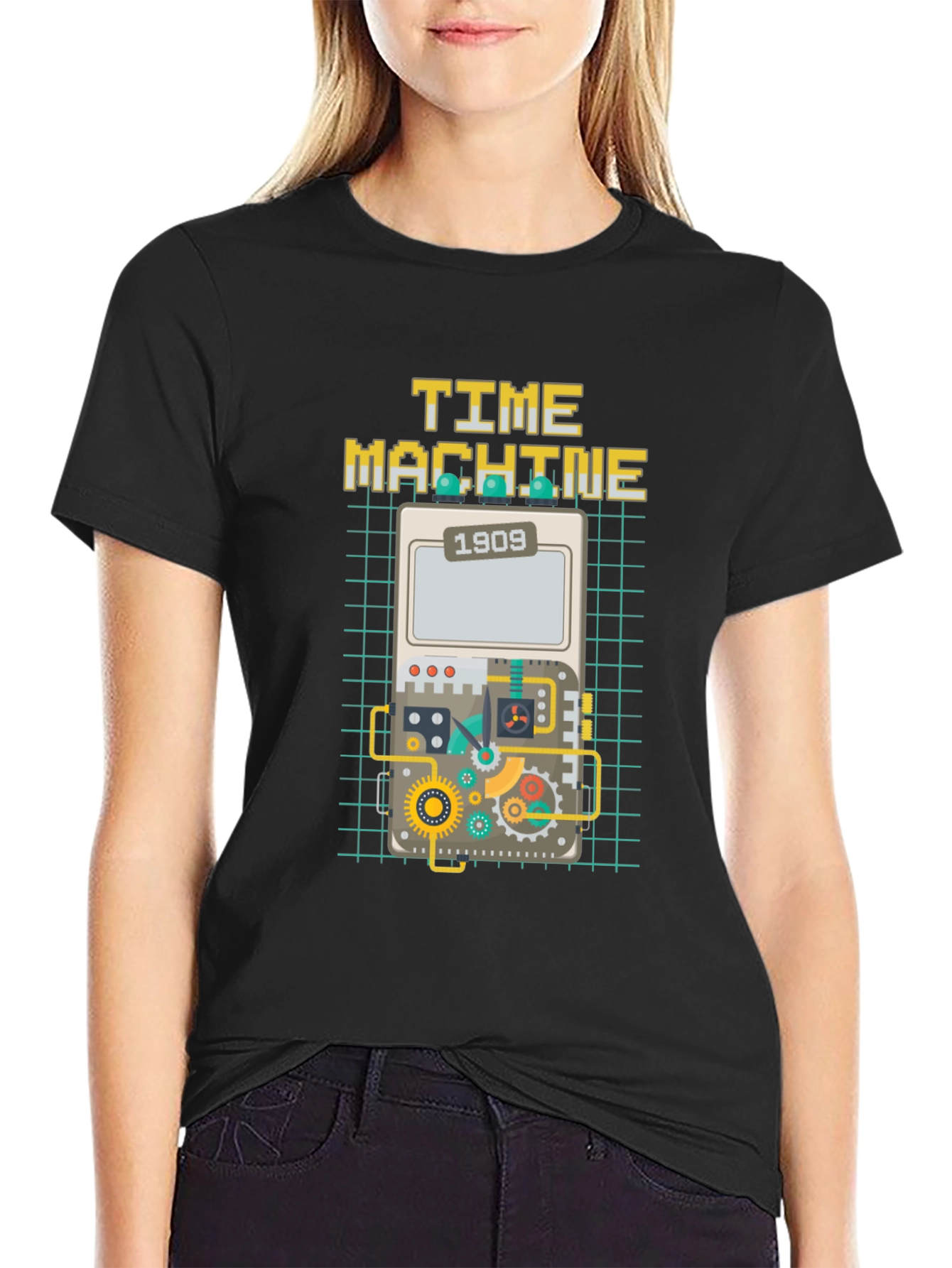 Time Machine Graphic Tee - Retro Style - 2
