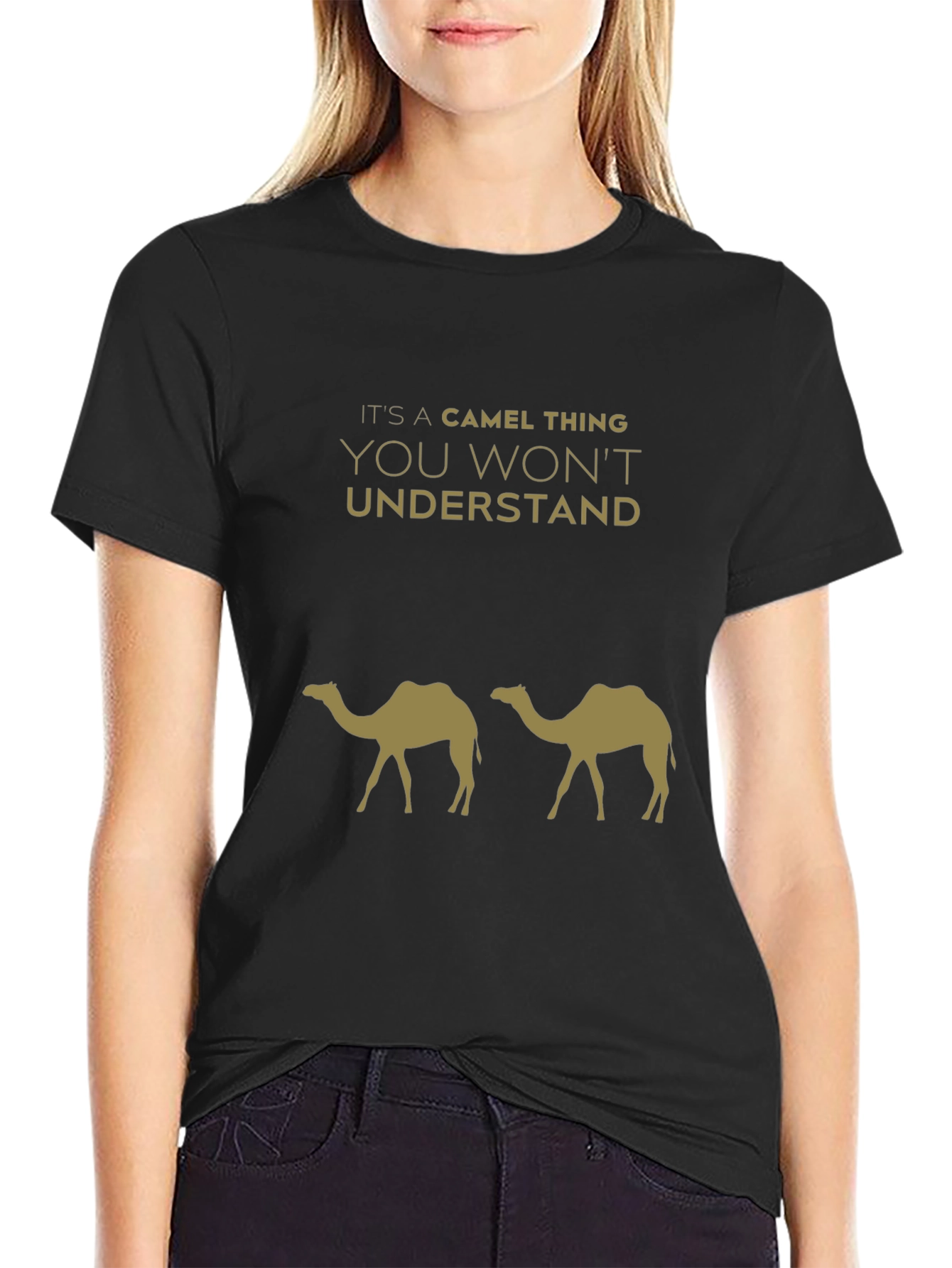 Black Camel Thing T-Shirt view 2