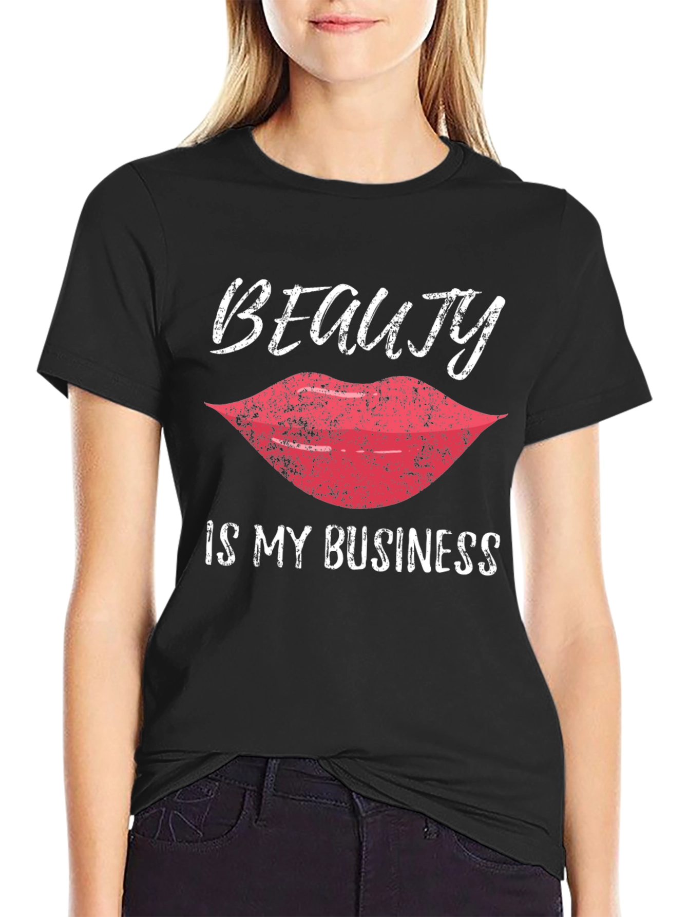 Beauty is my Business T-Shirt - Lip Graphic Tee - 2