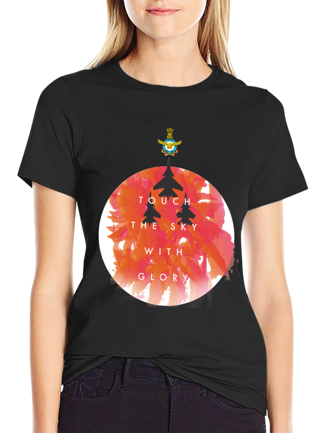 Black Touch the Sky With Glory T-Shirt view 2