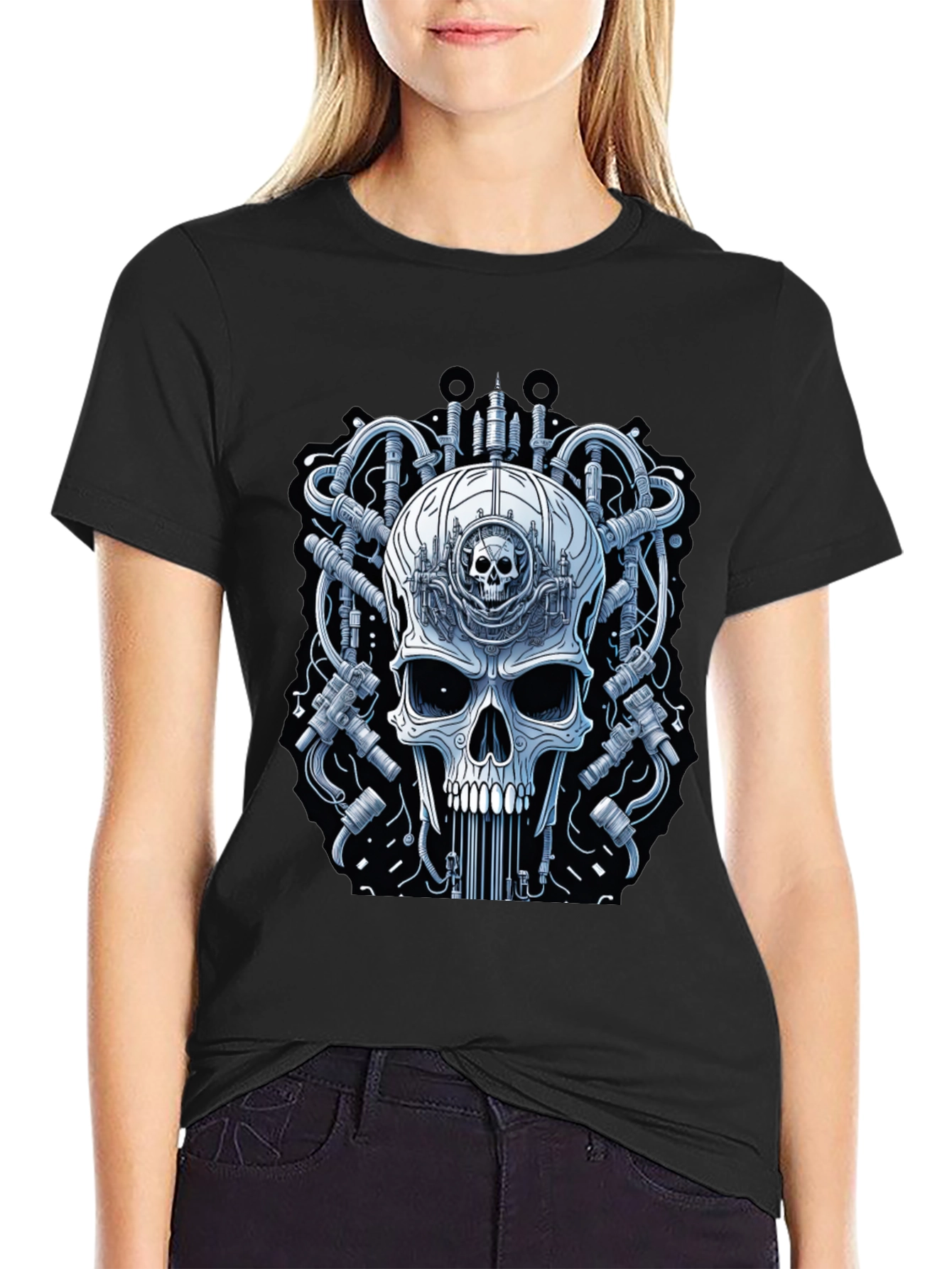 Skull Gear T-Shirt - Men's Graphic Tee - 2