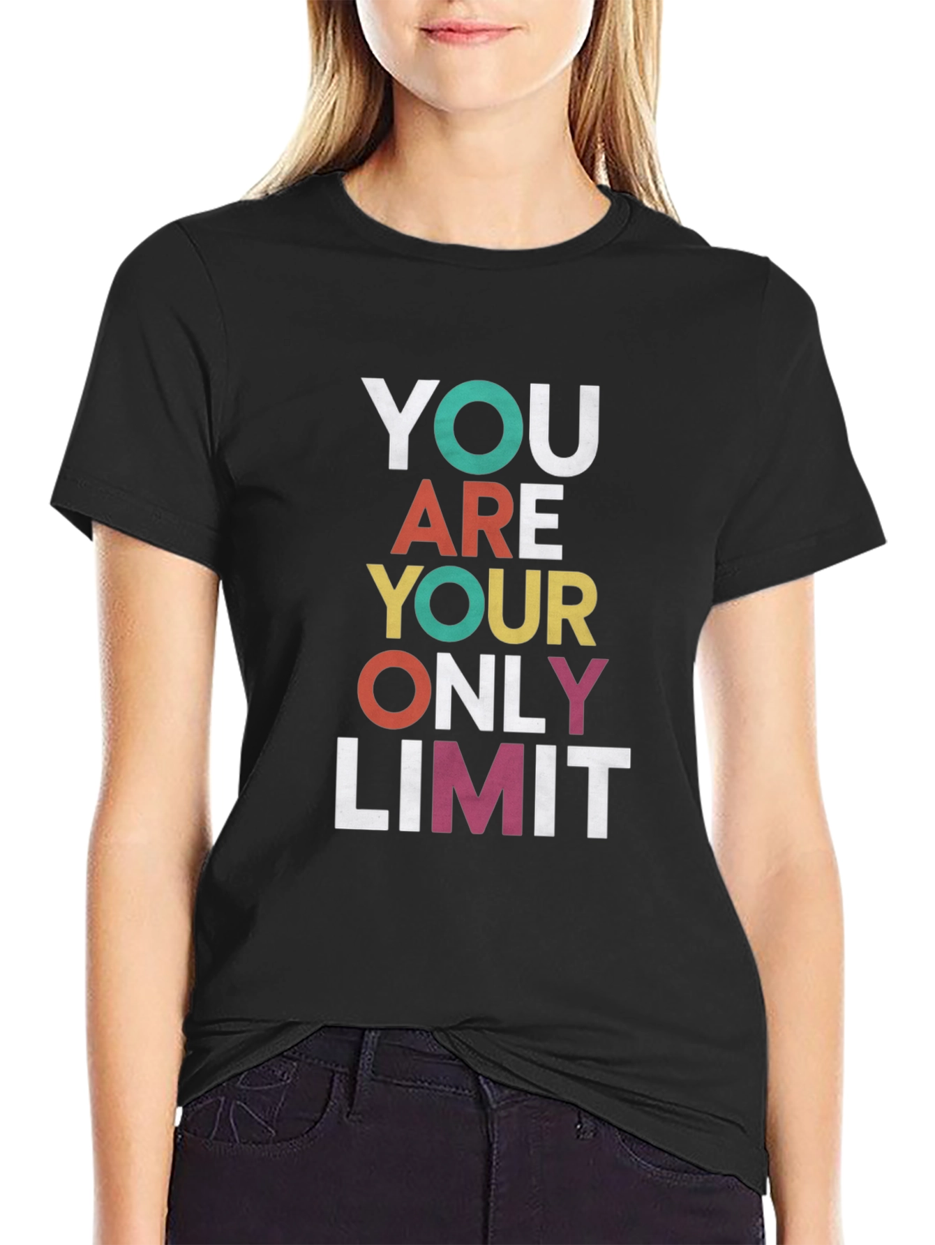 Motivational Graphic Tee - You Are Your Only Limit - 2