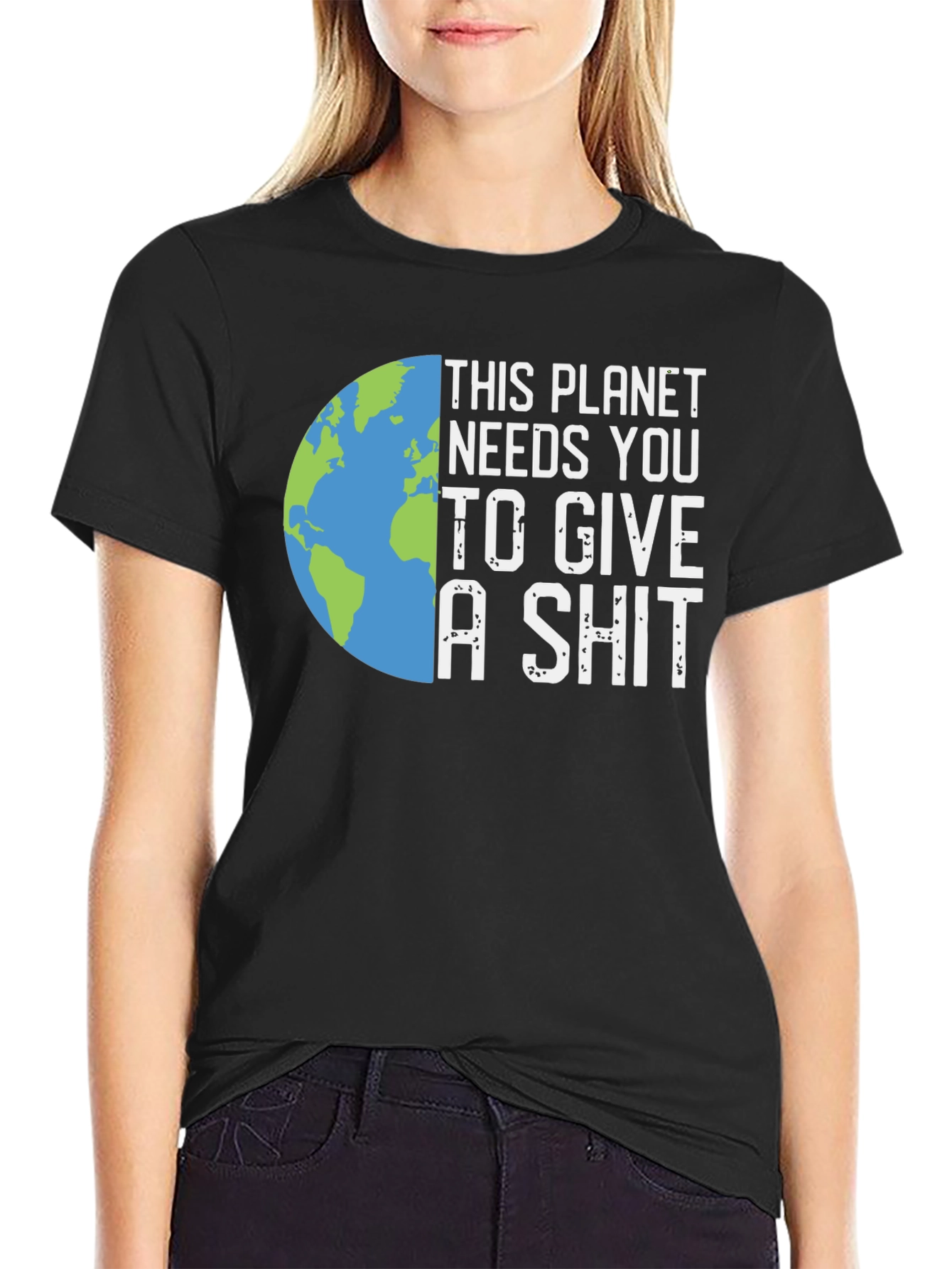 Black Planet Needs You Graphic T-Shirt view 2