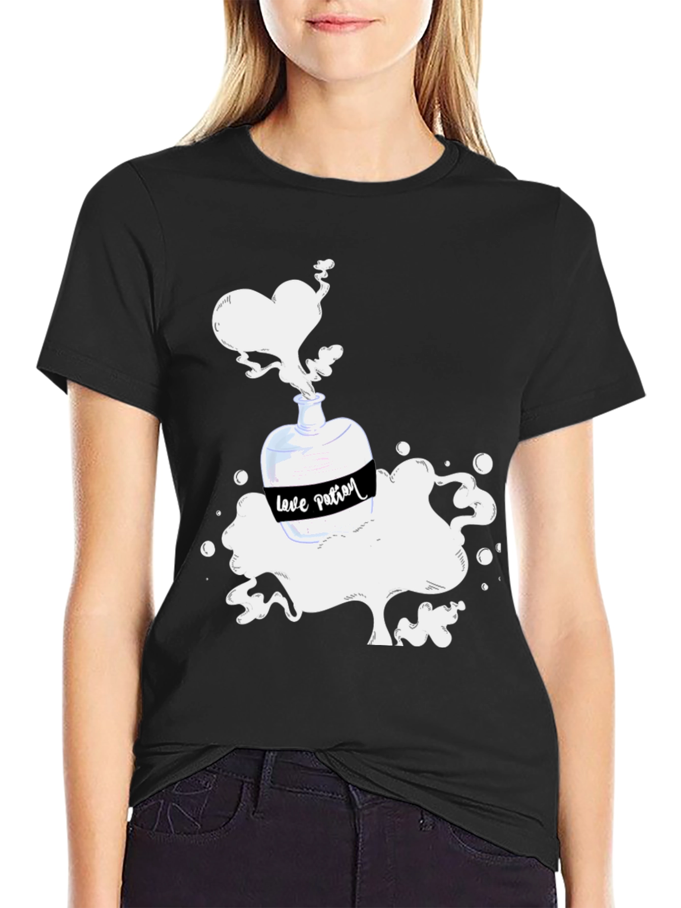 Black Love Potion T-Shirt view 2