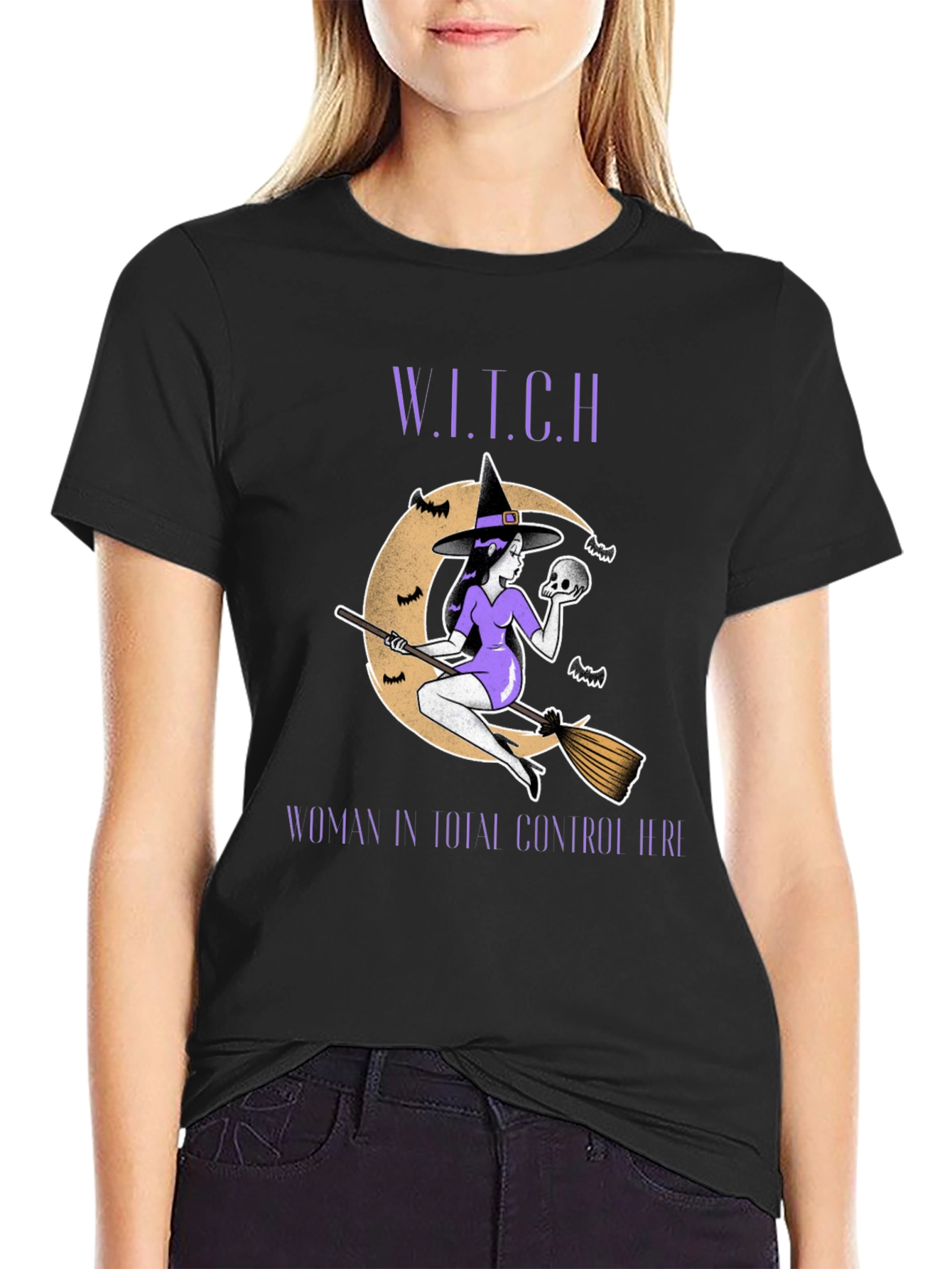 W.I.T.C.H. Graphic Tee - Woman in Total Control Here - 2