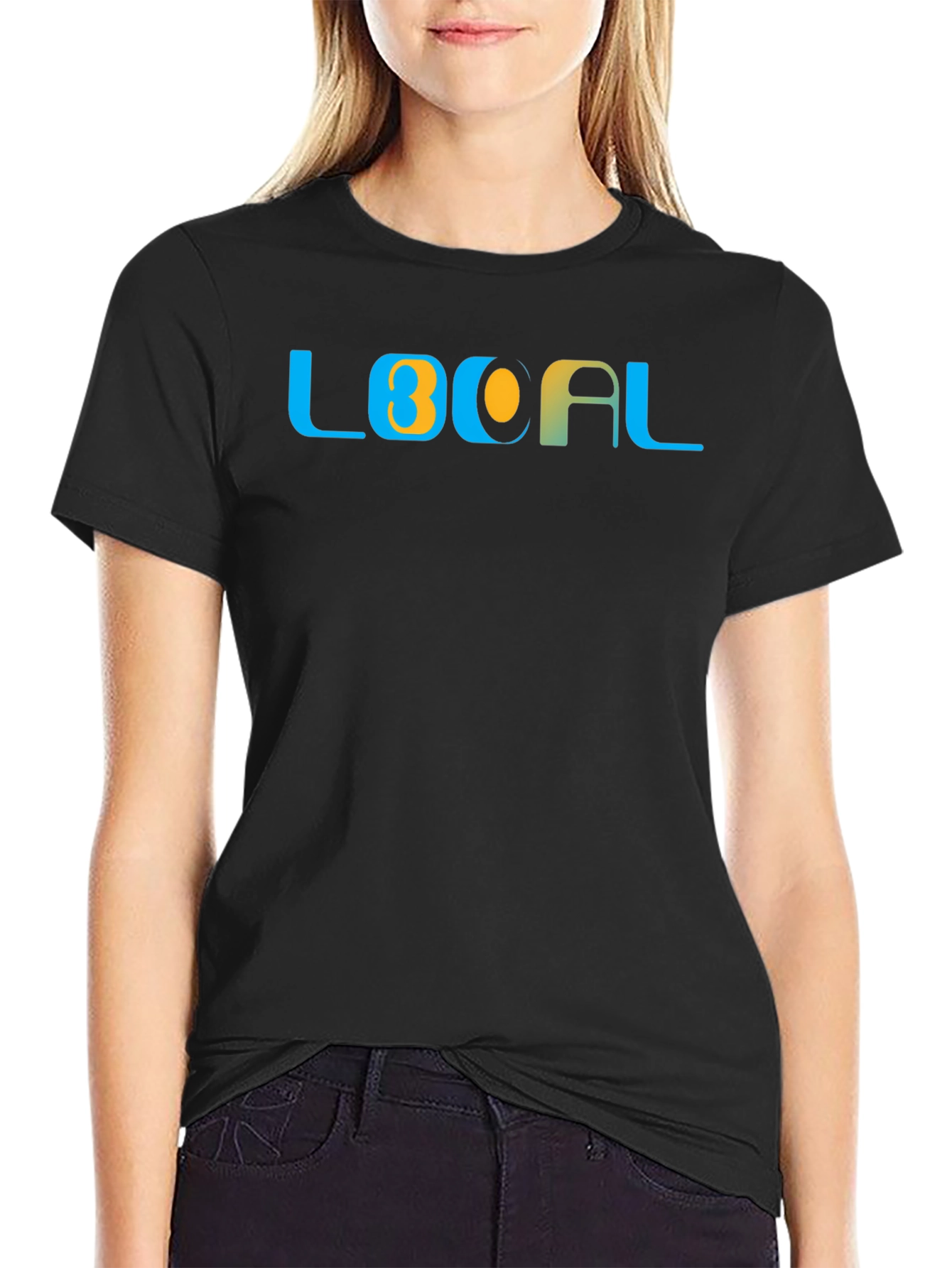 Black Local Graphic Tee - Stylish Everyday Wear view 2
