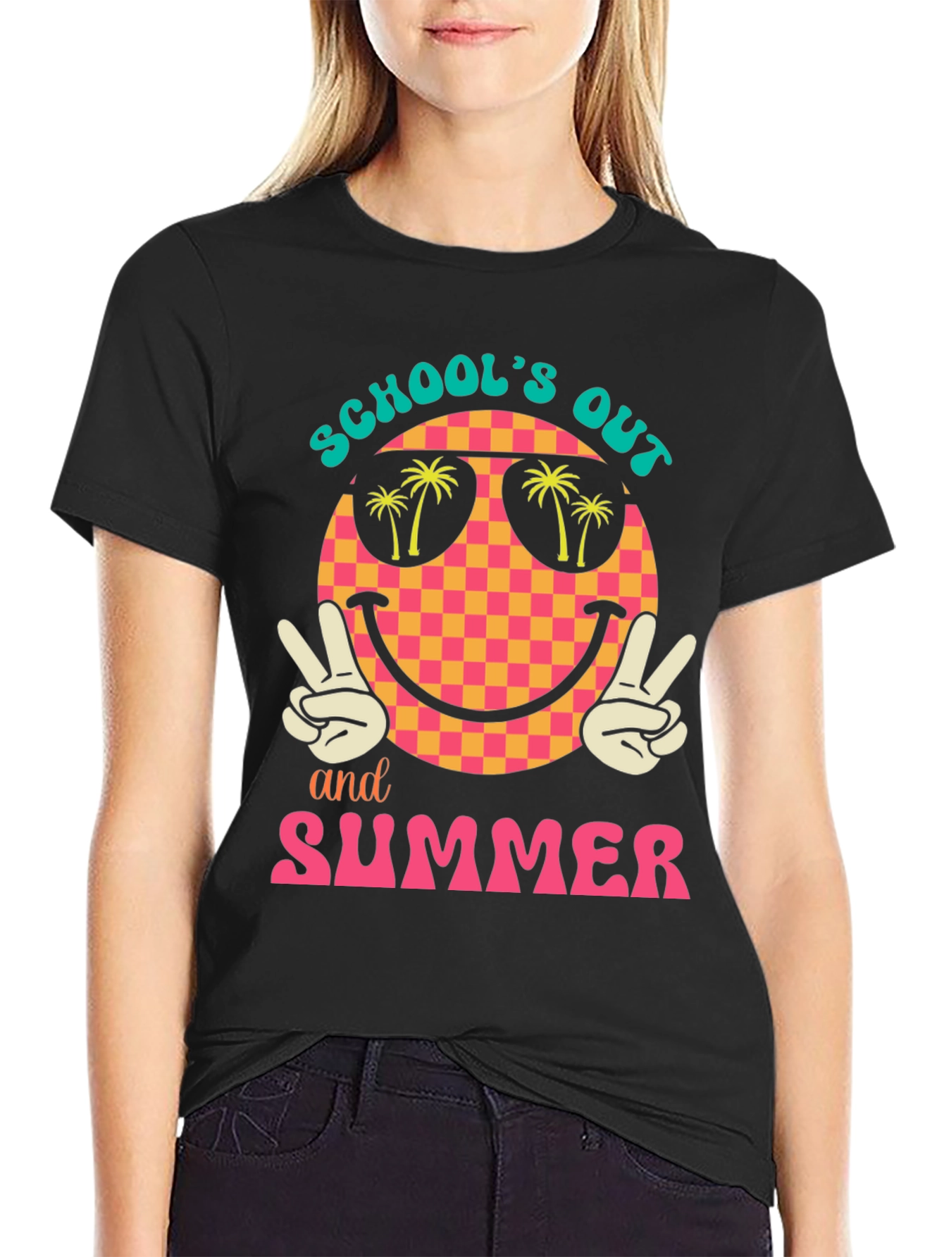 Black School's Out Summer T-Shirt view 2