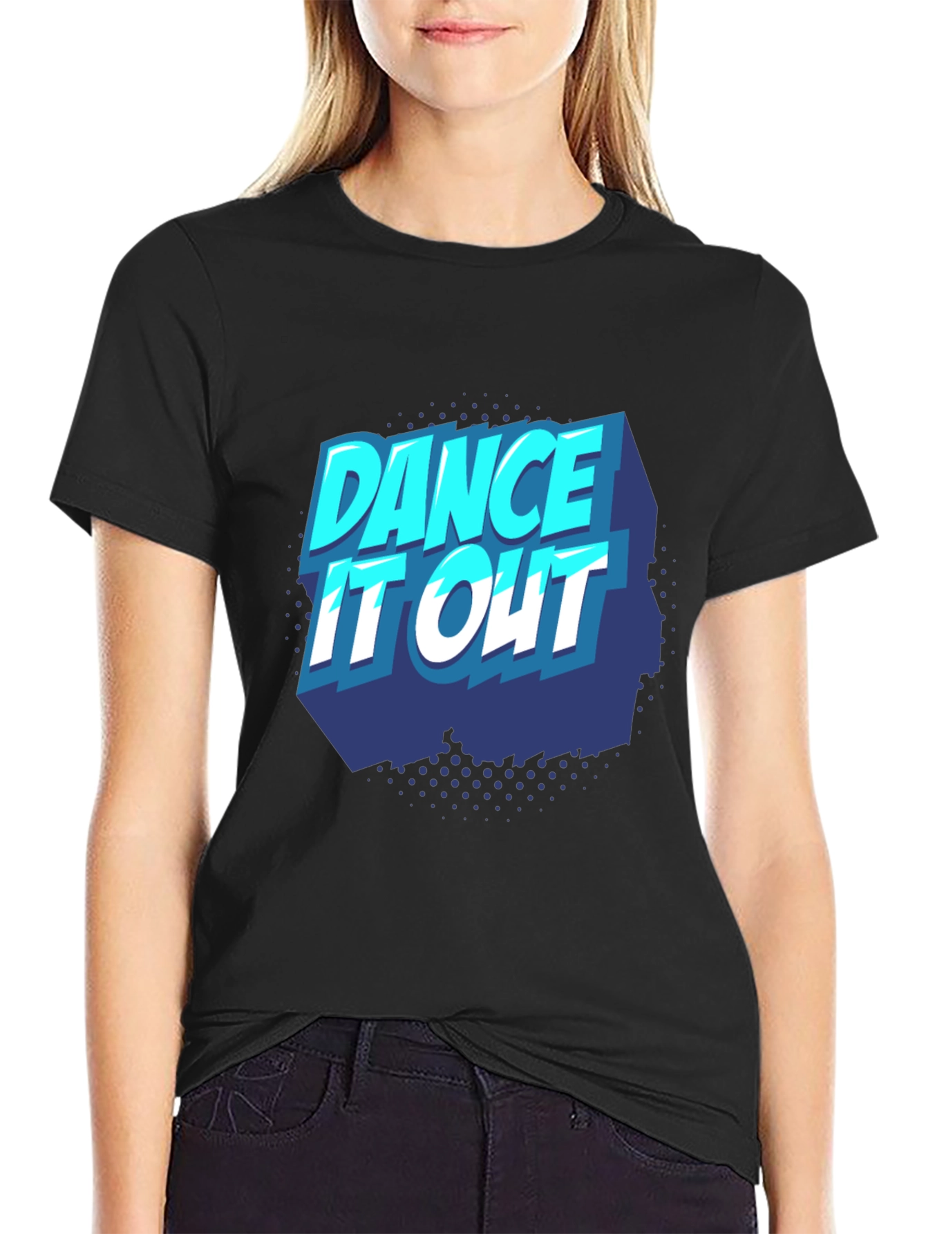 Black Dance It Out Black T-Shirt view 2
