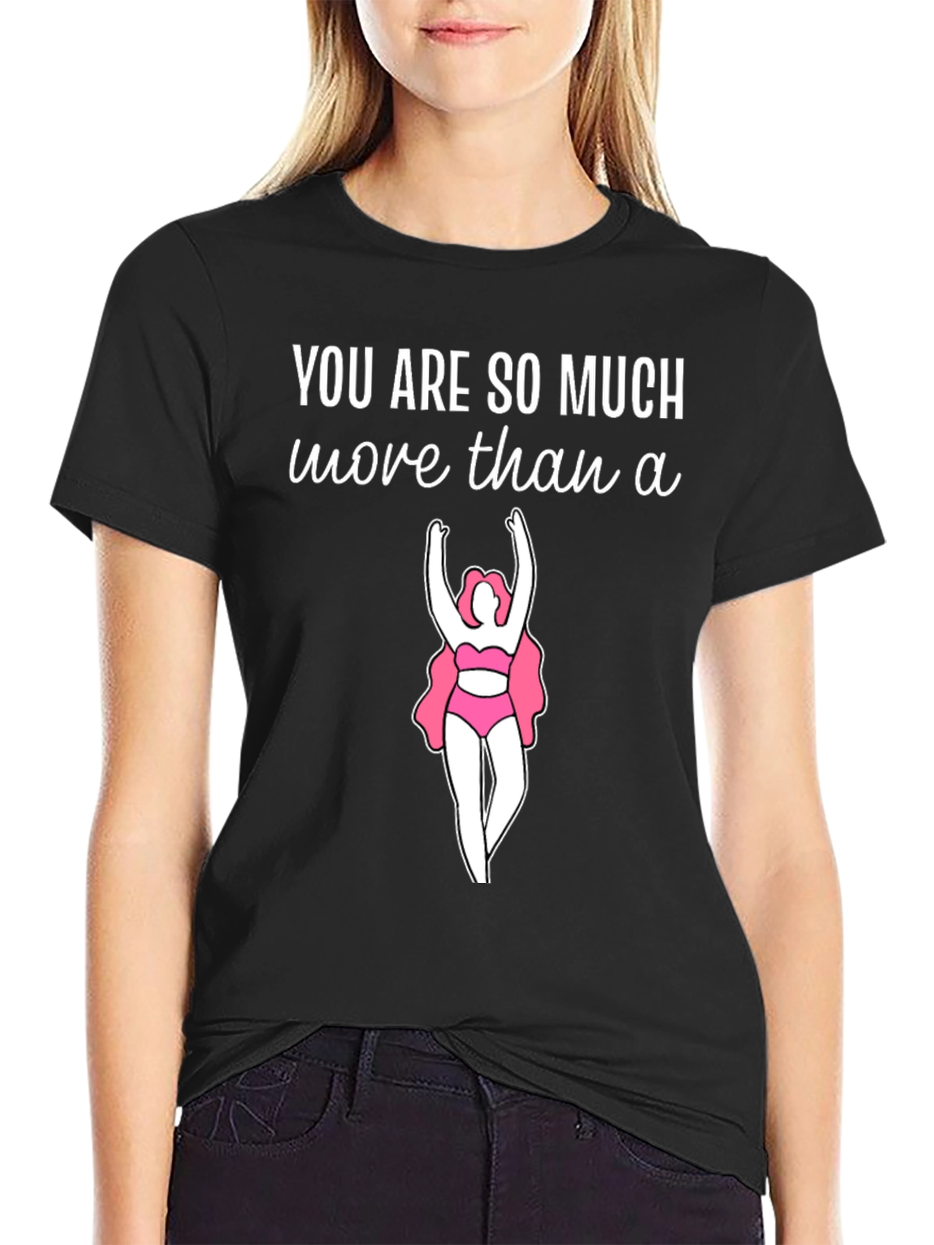 Black Empowering Black T-Shirt - You Are So Much More view 2