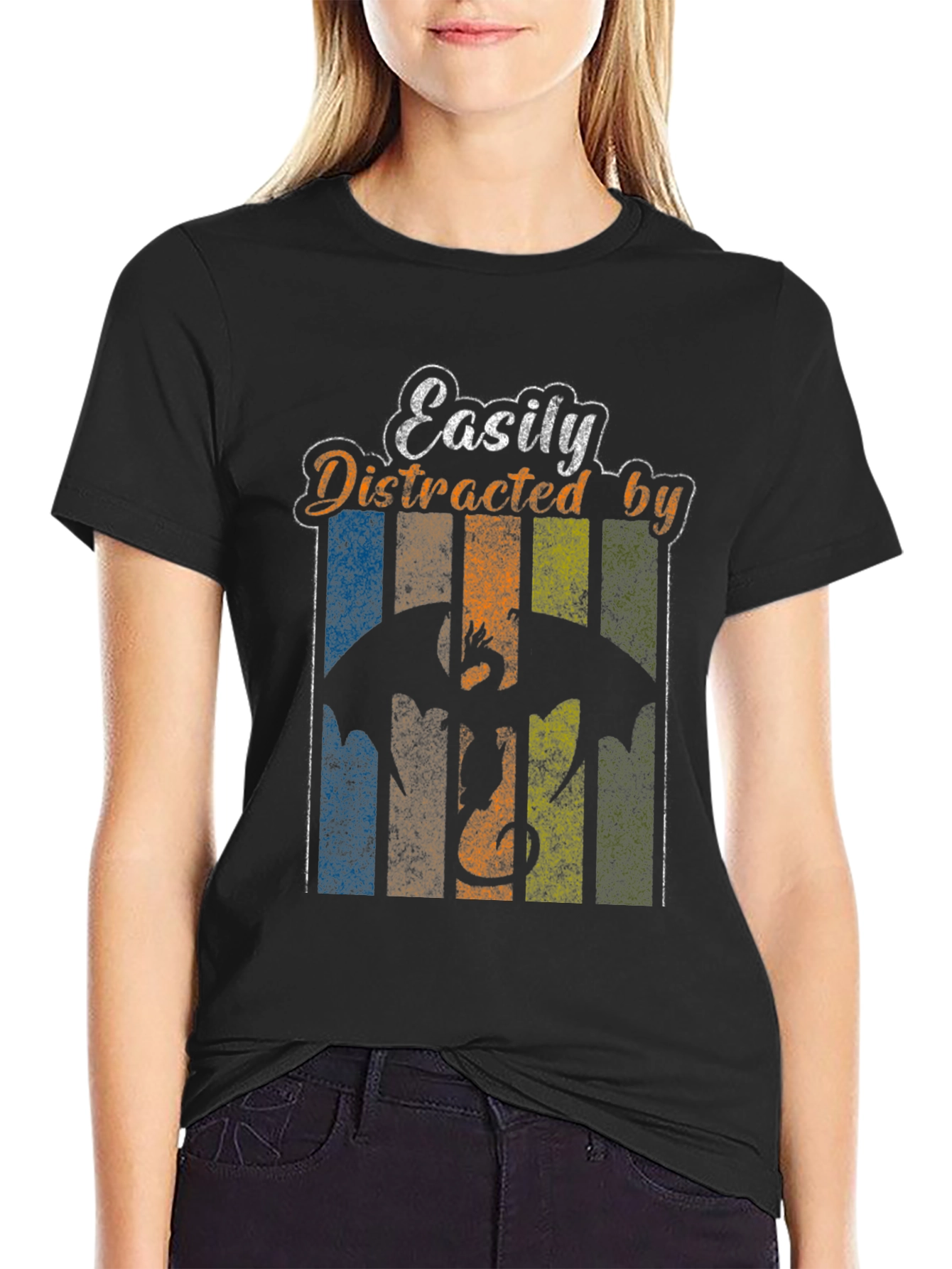 Easily Distracted by Dragons T-Shirt - 2