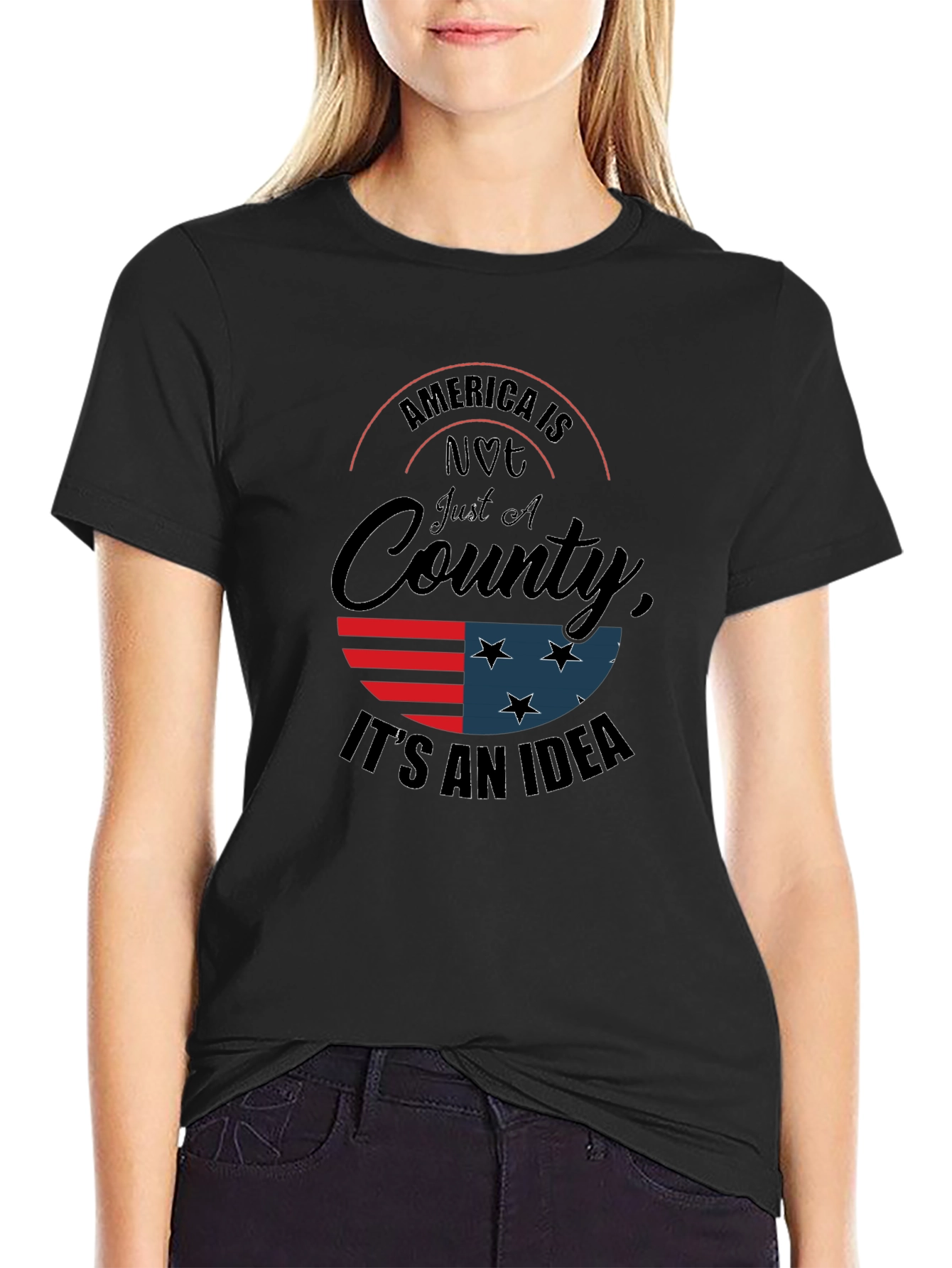Black America is Not Just a Country Graphic Tee view 2