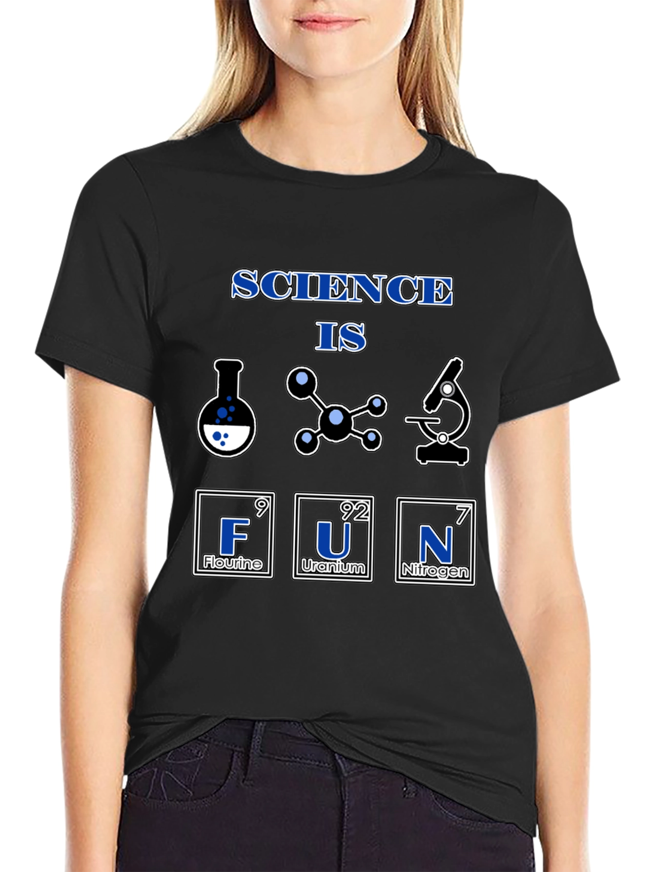Black Science is Fun T-Shirt view 2